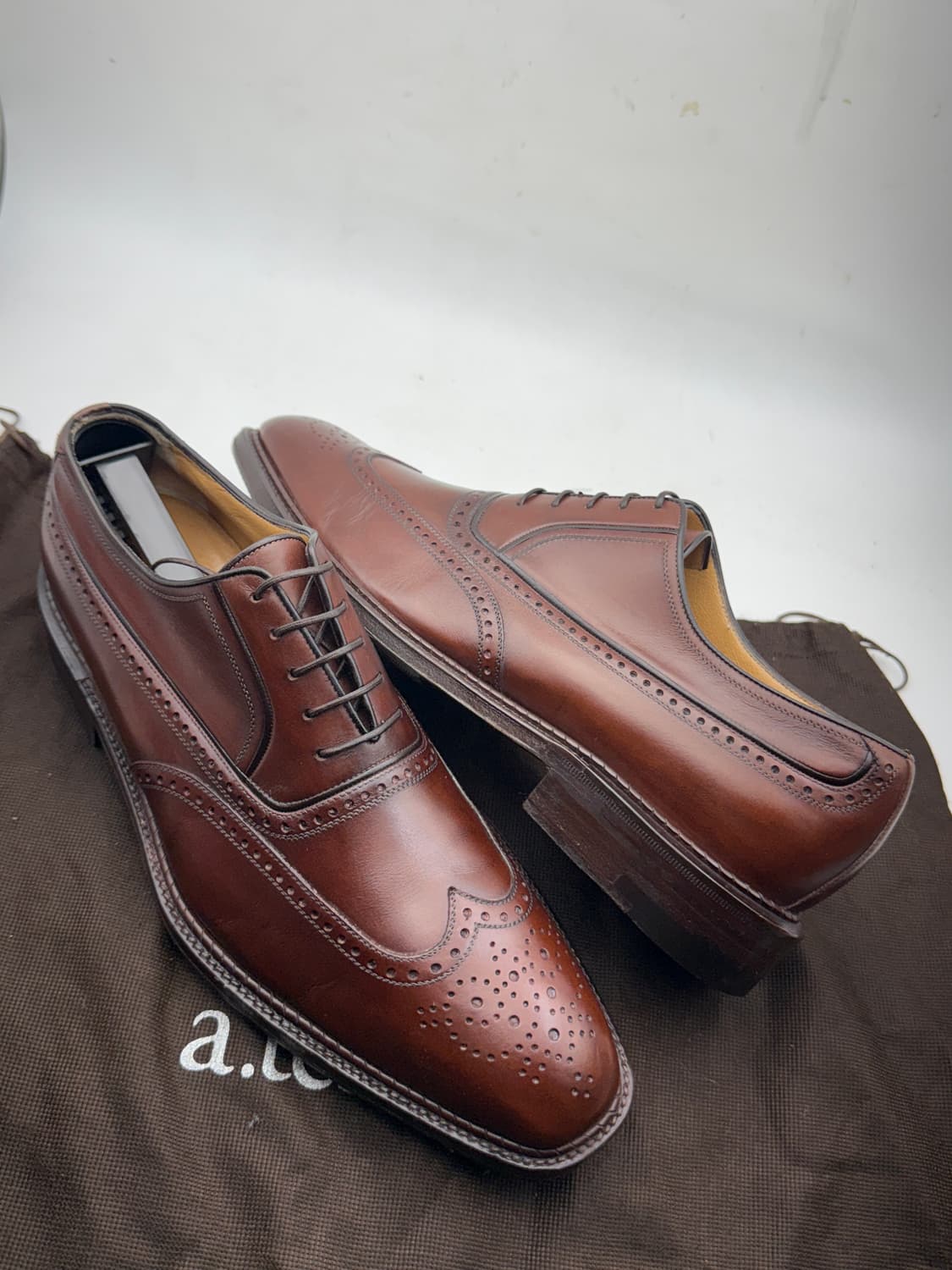 정품)블랙라벨 아 테스토니구두 255 상품이미지5