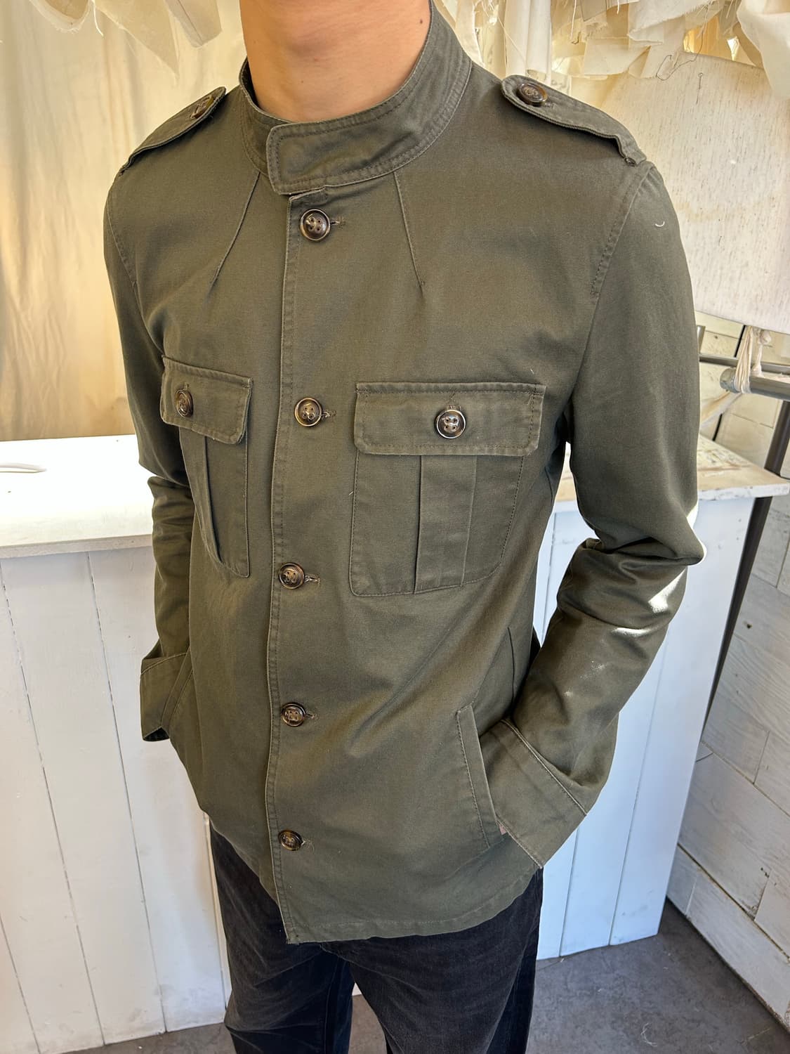 자라 맨즈 카키자켓  (Zara) 상품이미지1