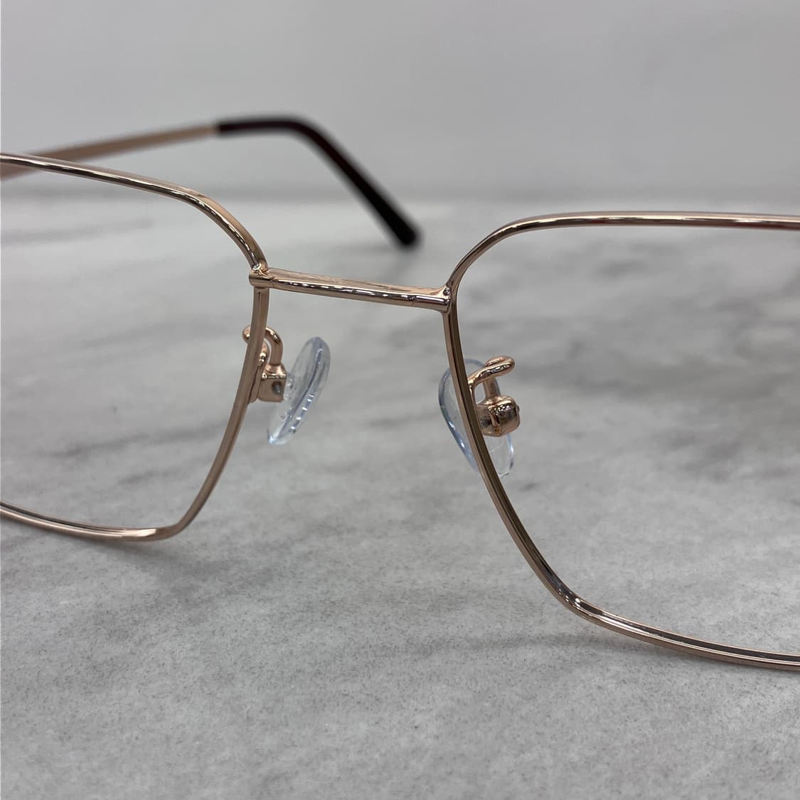C52 PBL 골드 스퀘어 메탈테 안경 상품이미지5