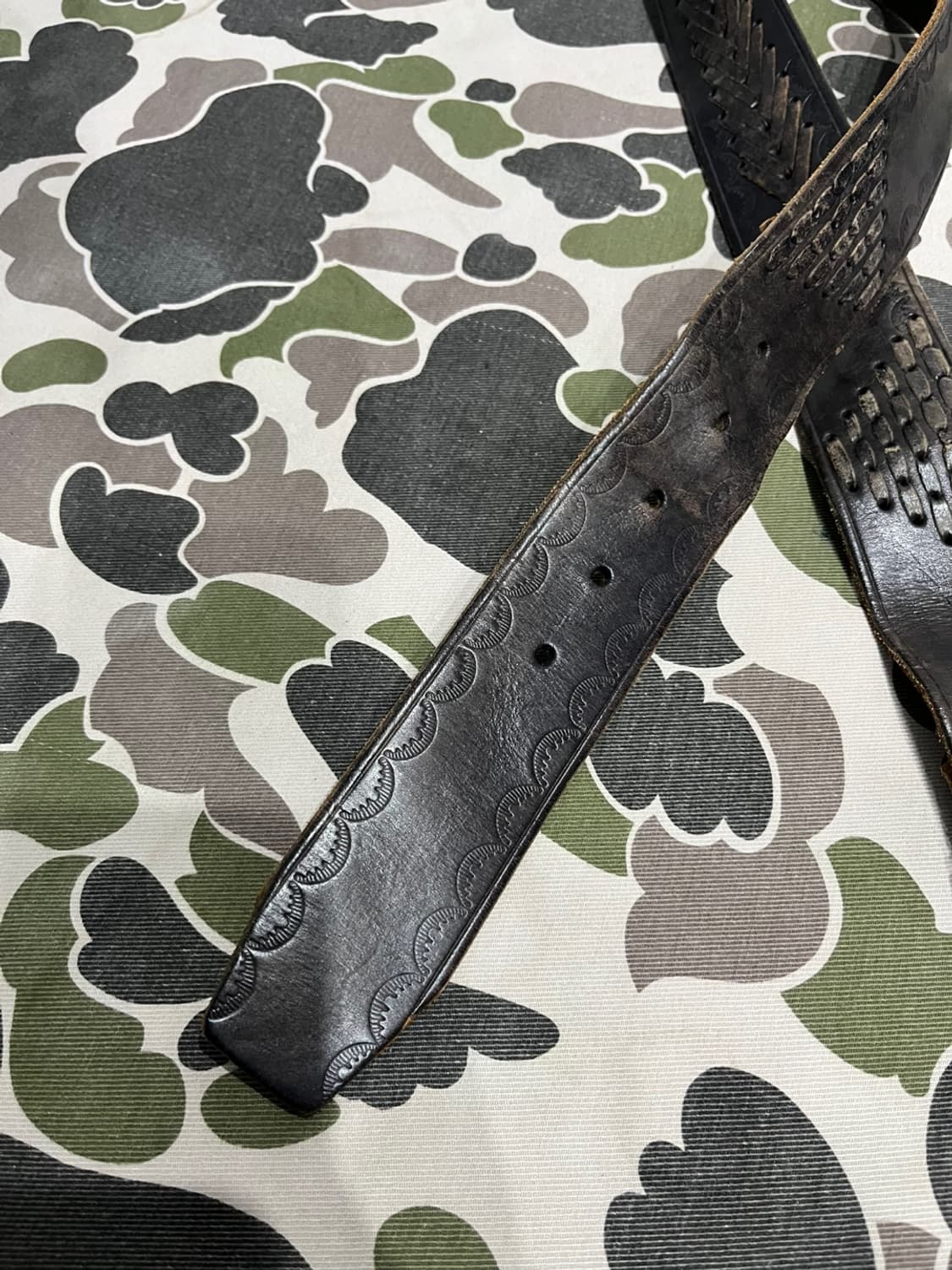 Vintage Western Leather Belt 상품이미지3