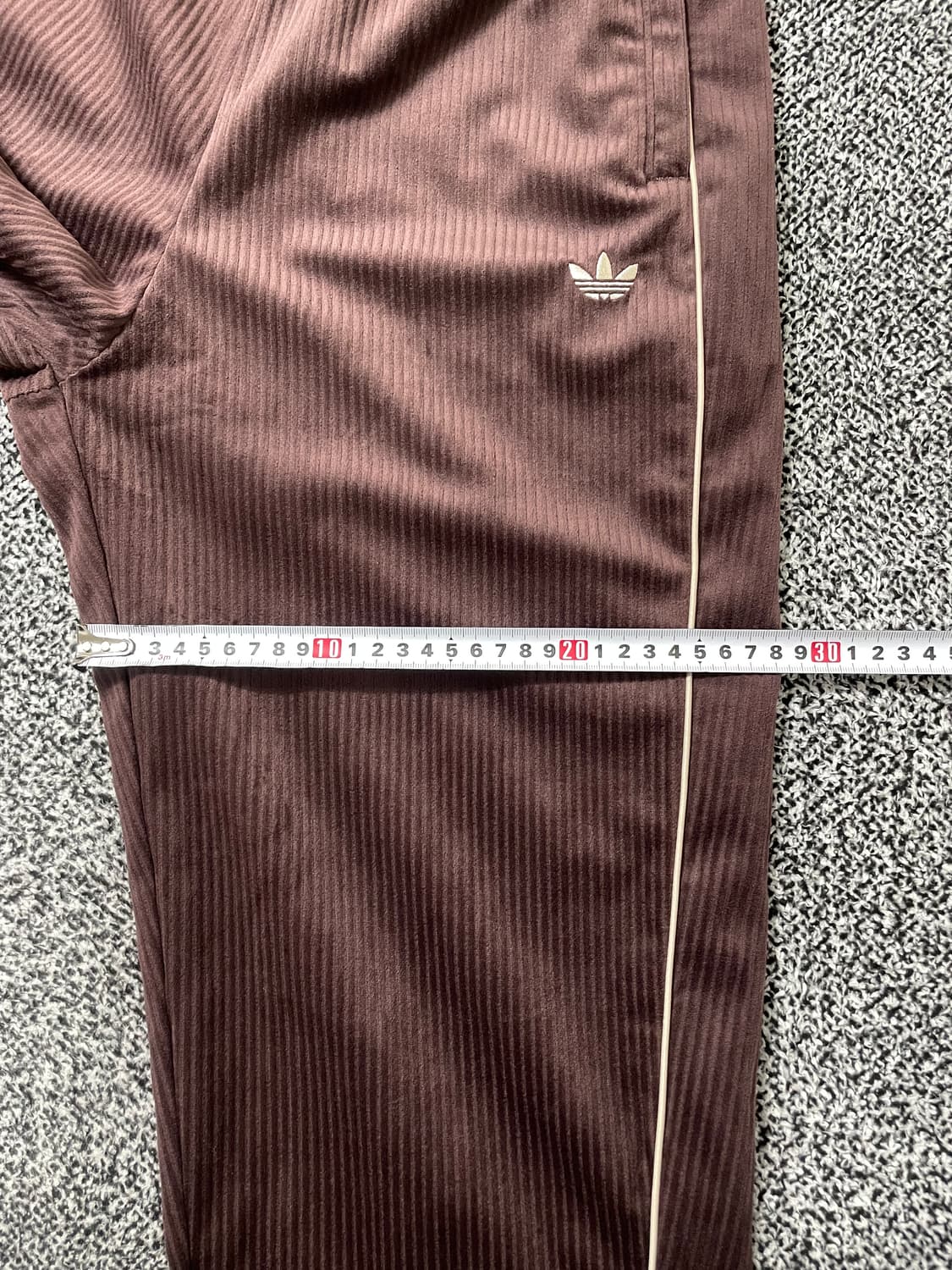 빈티지9. 아디다스 시즈널 코듀로이 팬츠 스웻팬츠 트레이닝 바지 브라운 상품이미지6