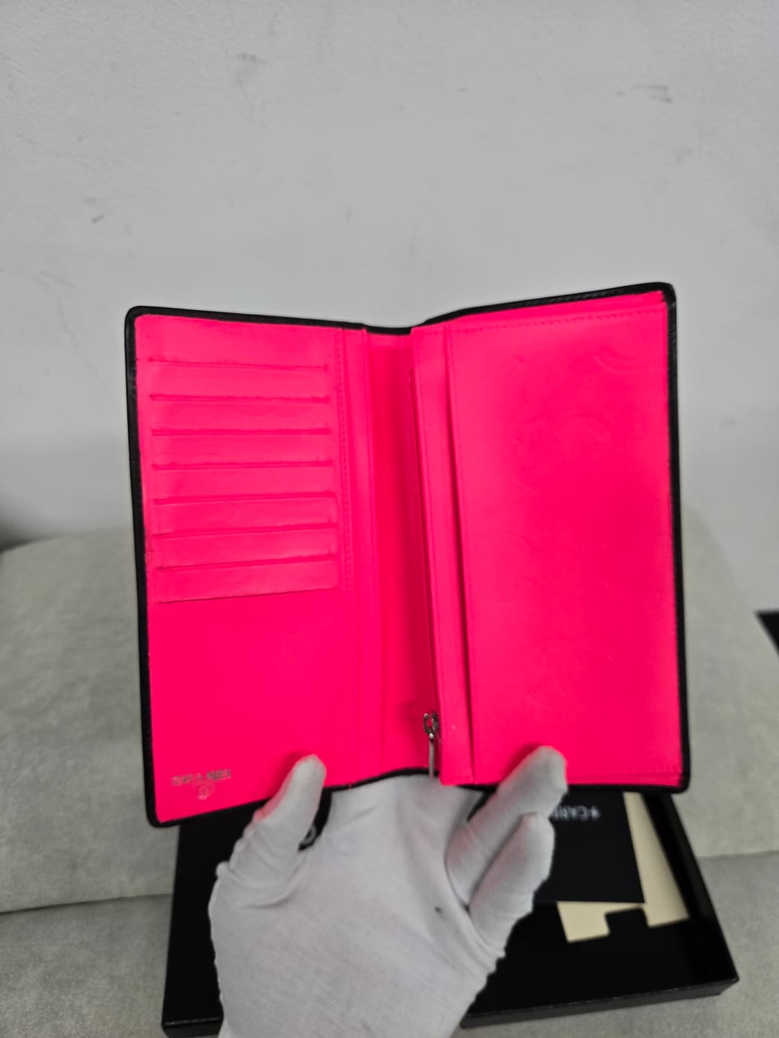 [보증서 정품]샤넬 깜봉 장지갑 상품이미지1