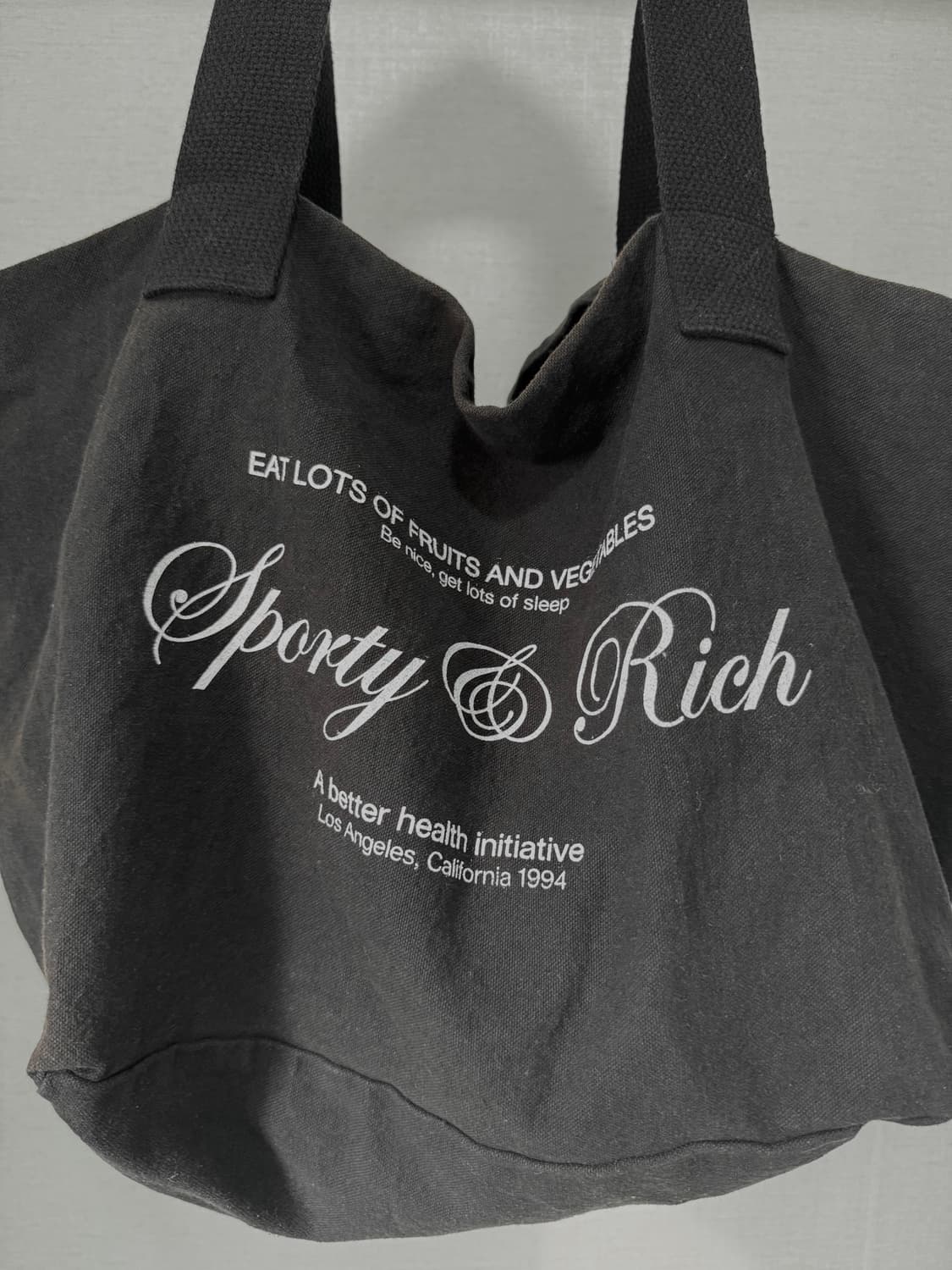 스포티앤리치 워시드 코튼 토트백 상품이미지2