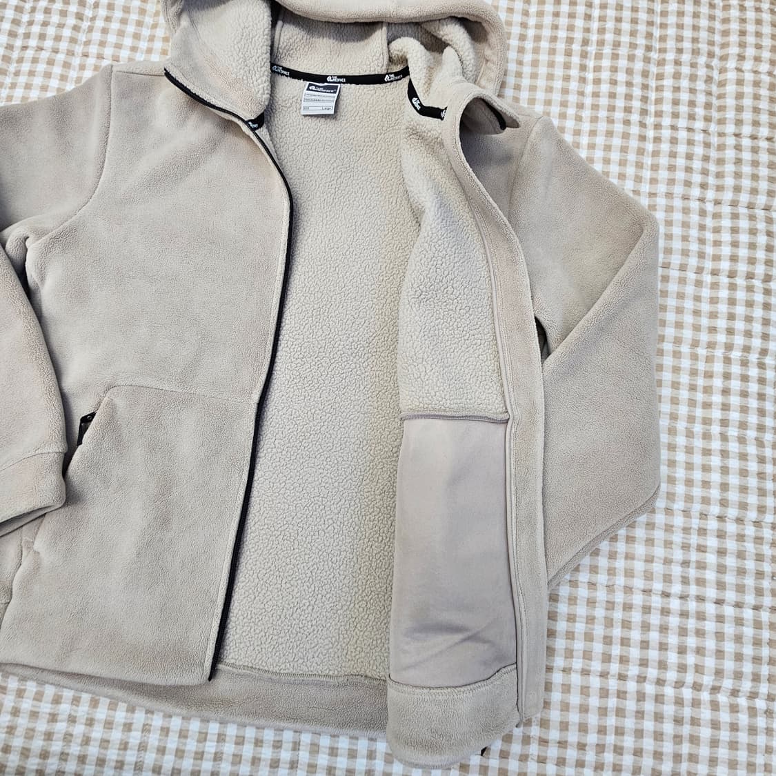 레드페이스 기모 플리스 후드집업 남자100 상품이미지5