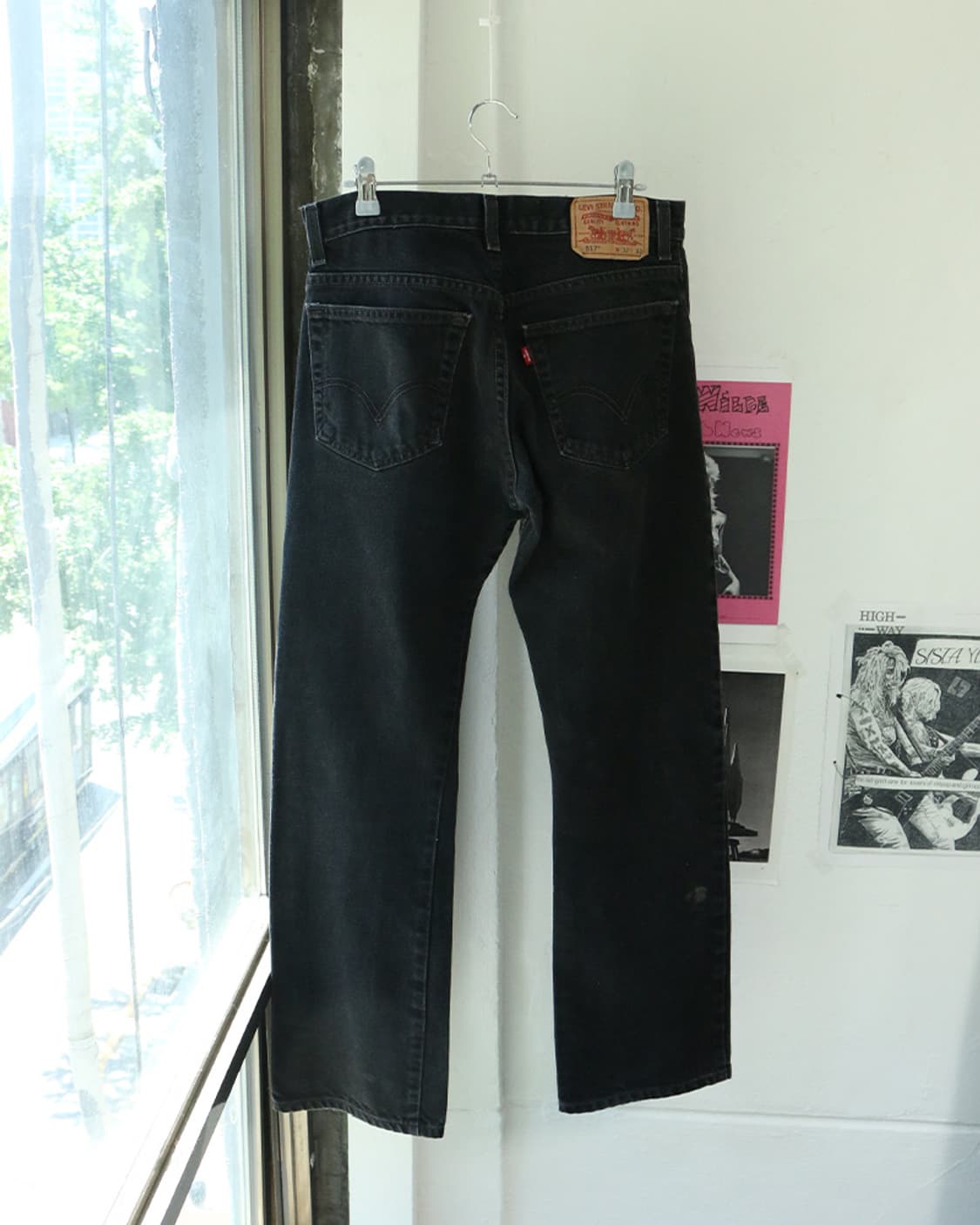 리바이스 00s 517 블랙 부츠컷 팬츠 상품이미지4