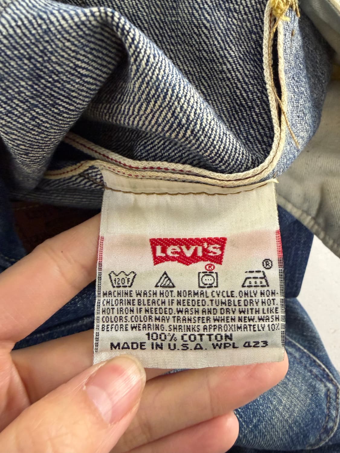 Levi's 501xx 90's USA denim 32/30 상품이미지8