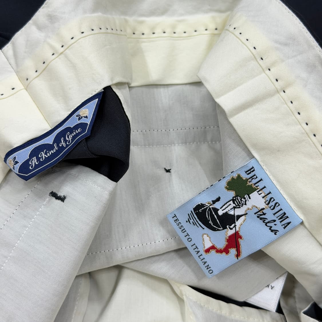 어카인드오브가이즈 슬랙스 팬츠 바지 네이비 52 상품이미지3