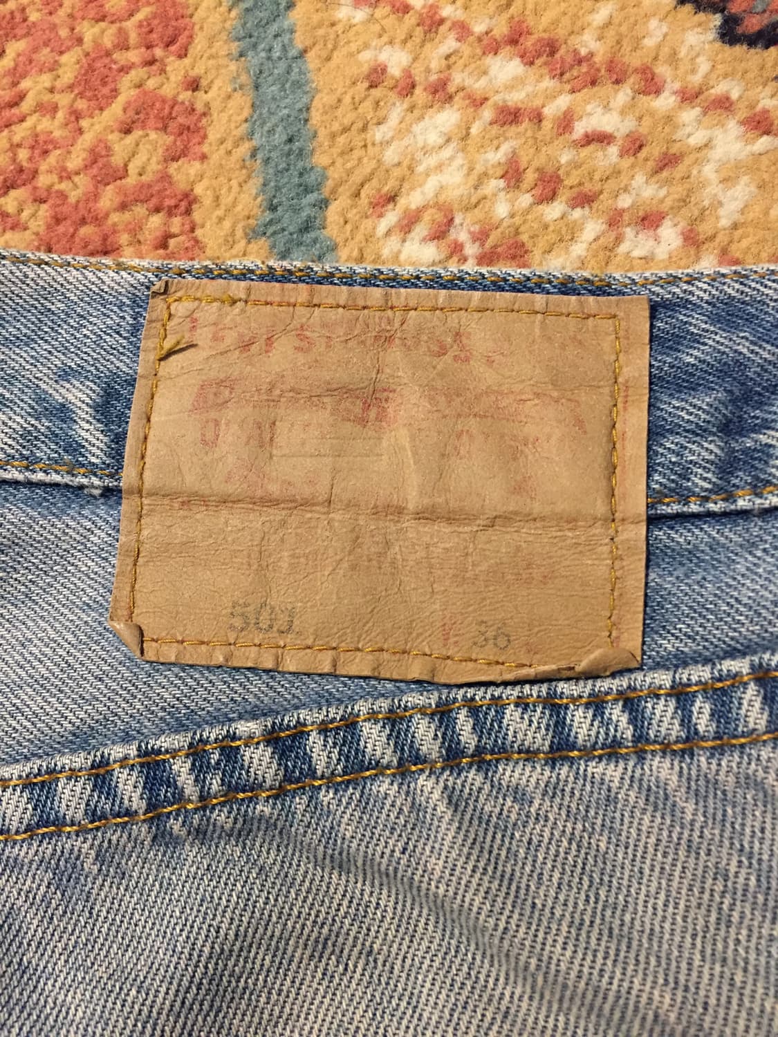 00s 리바이스 501 라이트 블루 연청 상품이미지7