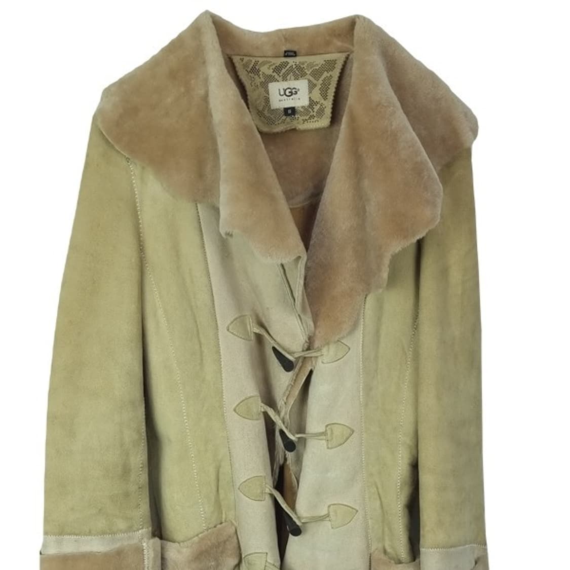 [어그] 리얼 쉽스킨 양가죽 양모 무스탕 더플 롱 코트 M17729 상품이미지4