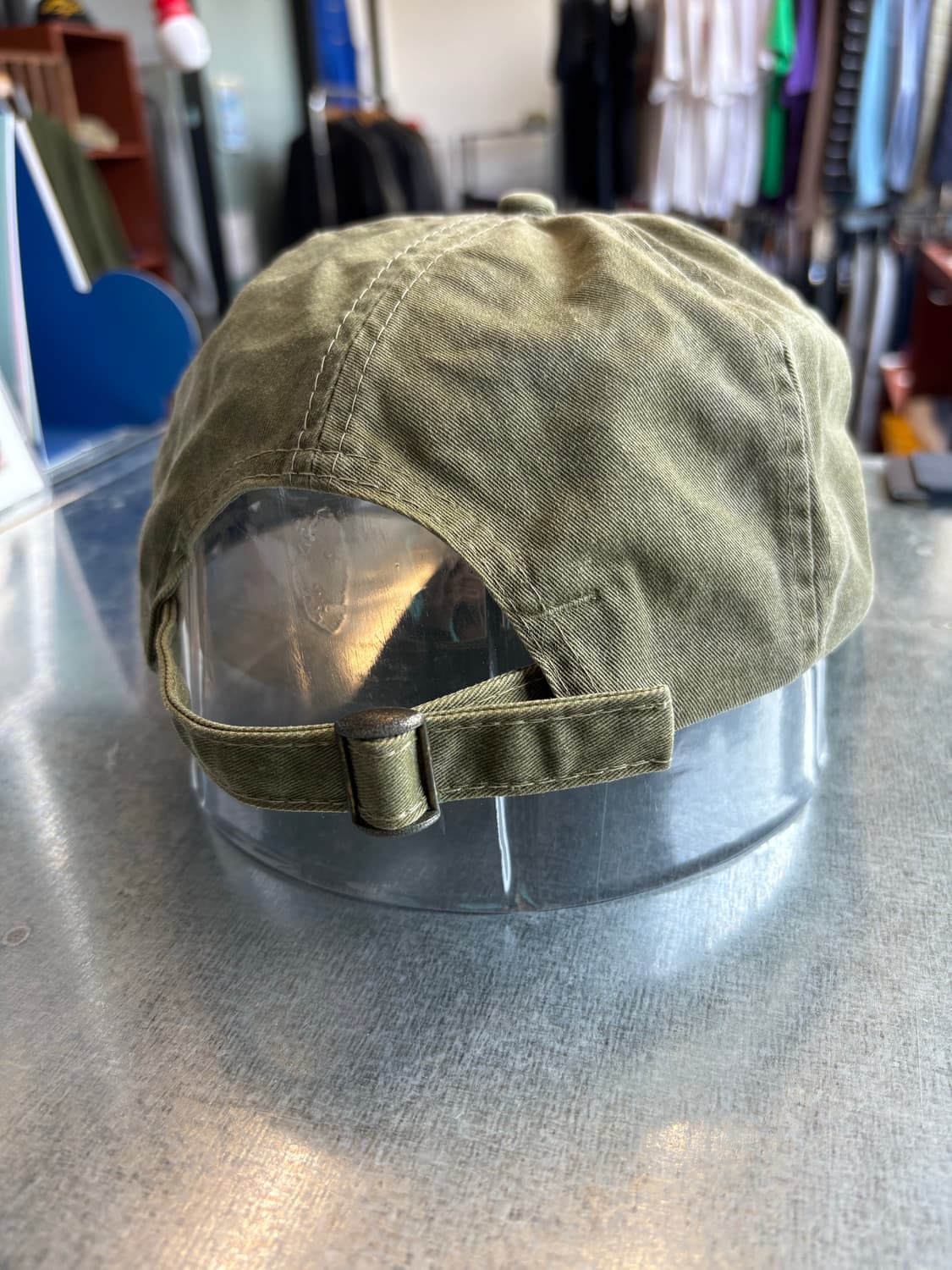 Here Fishy 자수 빈티지 캡 상품이미지7