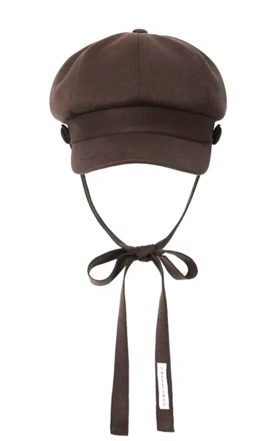 쓰리타임즈 뉴스보이캡 브라운 판매해요 상품이미지1