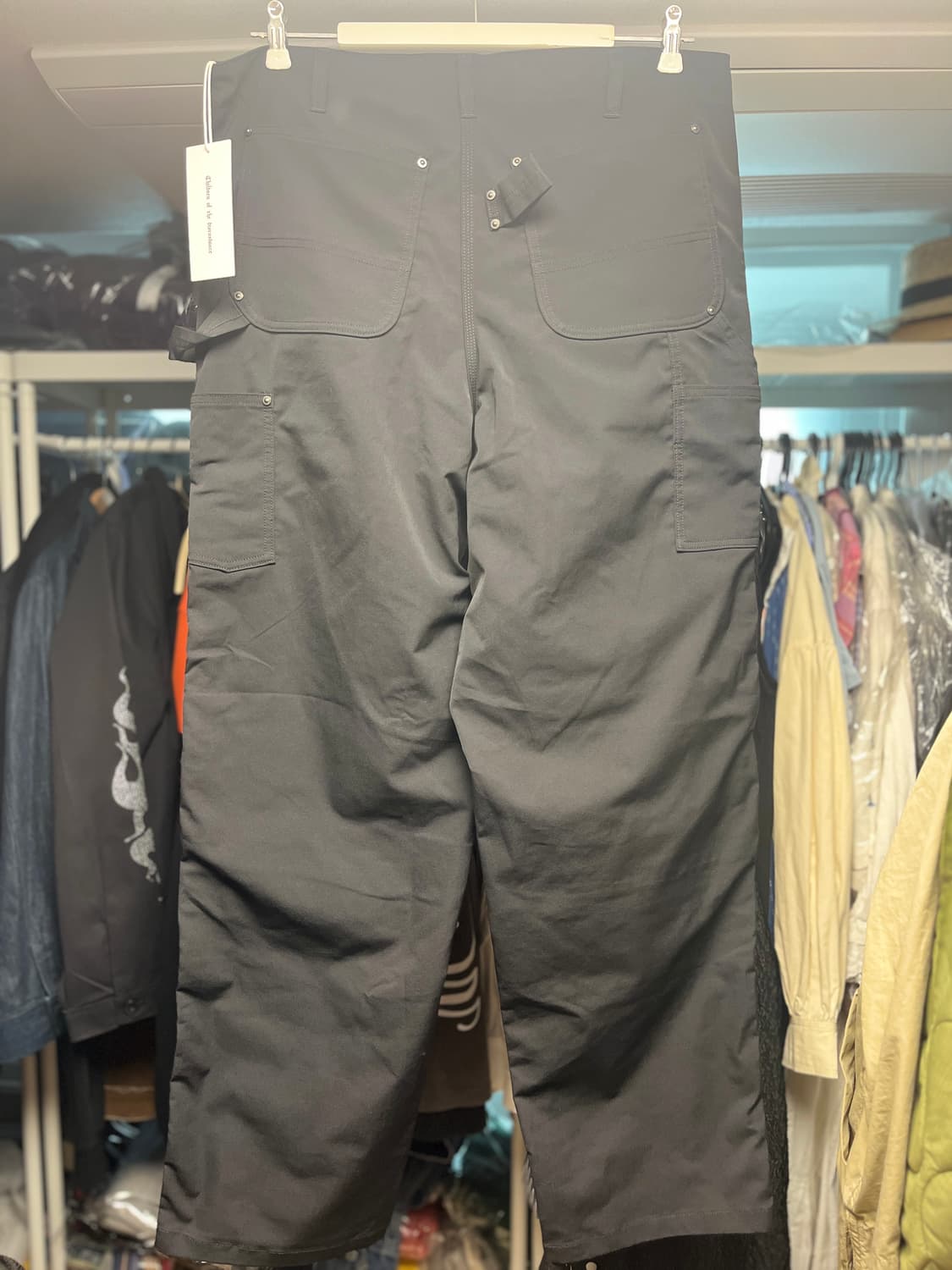 칠드런오브더 디스코댄스 레이어드 버튼 블랙 페인터 팬츠 2 상품이미지6