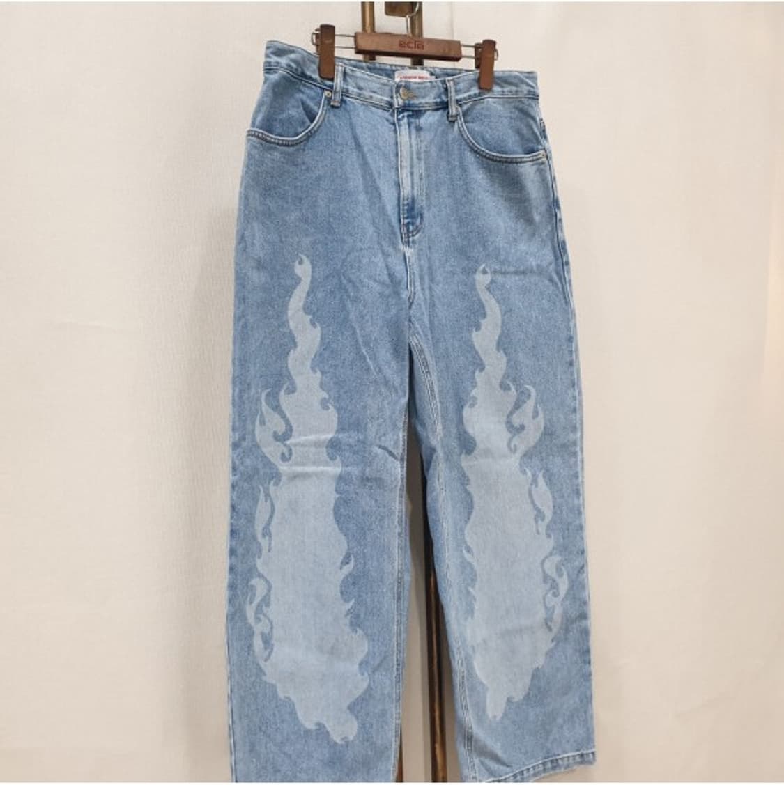 아카이브볼드 버닝데님 와이드팬츠 L 상품이미지2