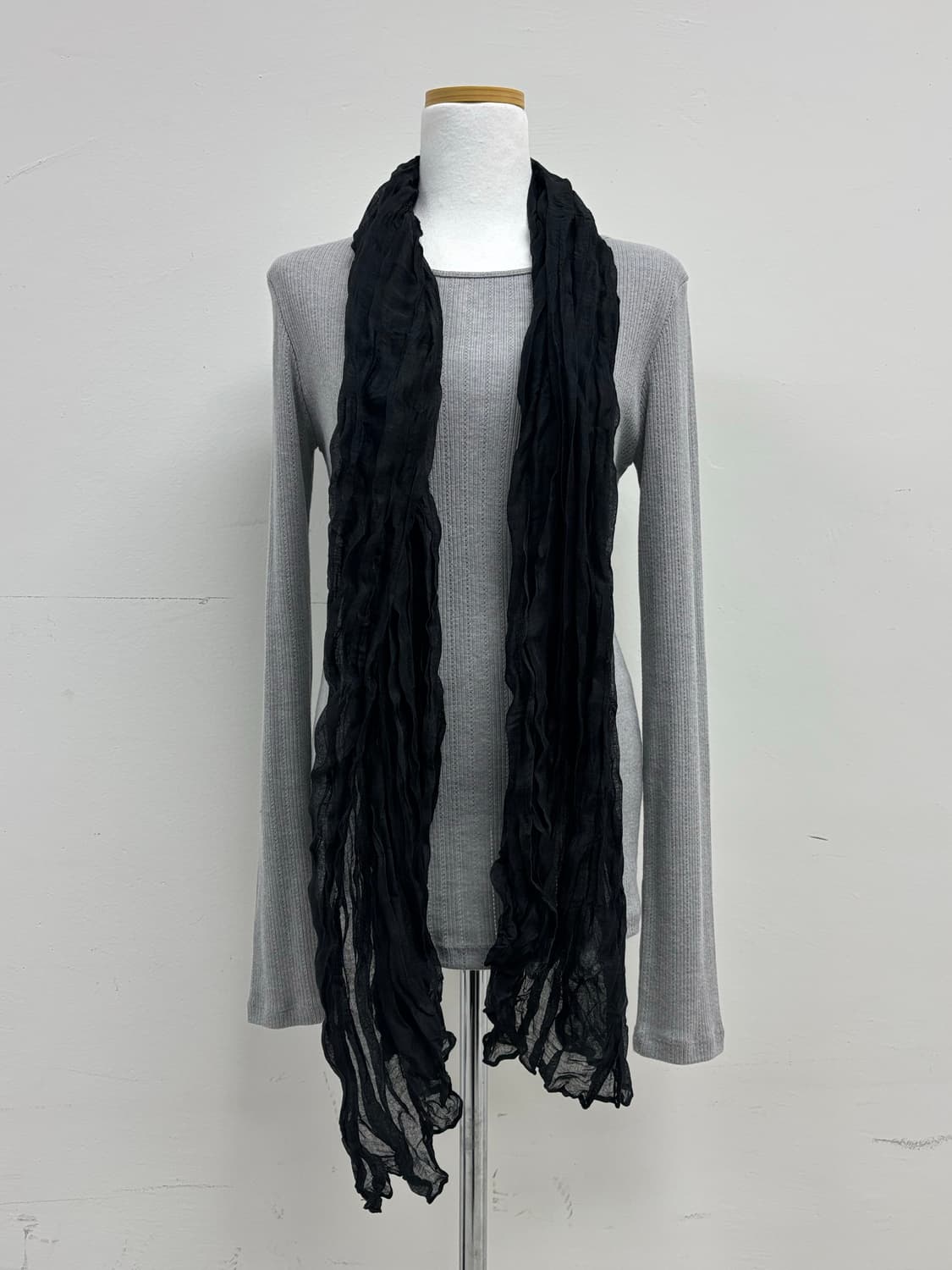 블랙 머플러 상품이미지3