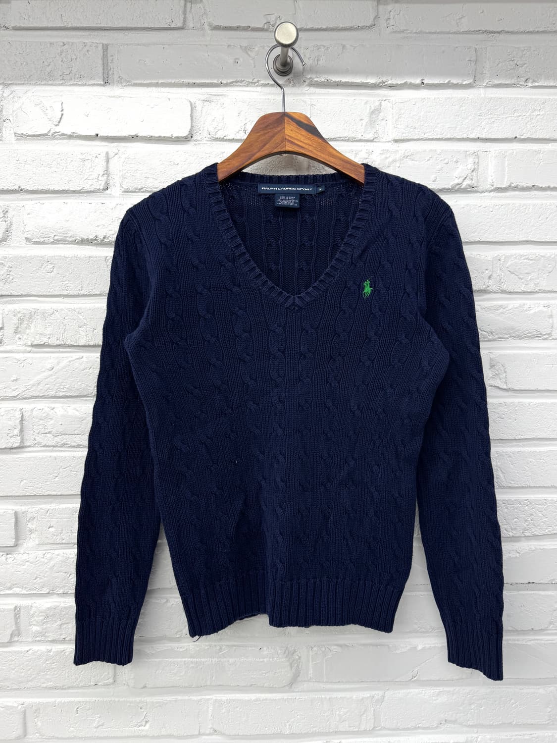 폴로 스포츠 네이비 꽈베기 니트 상품이미지3