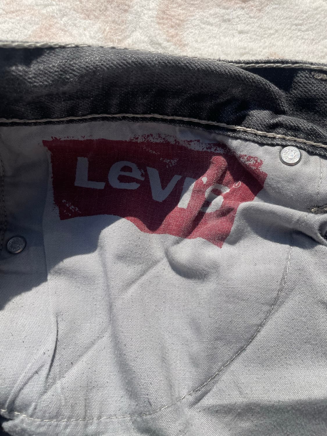 리바이스 527 그레이 워싱 부츠컷 데님팬츠 상품이미지9