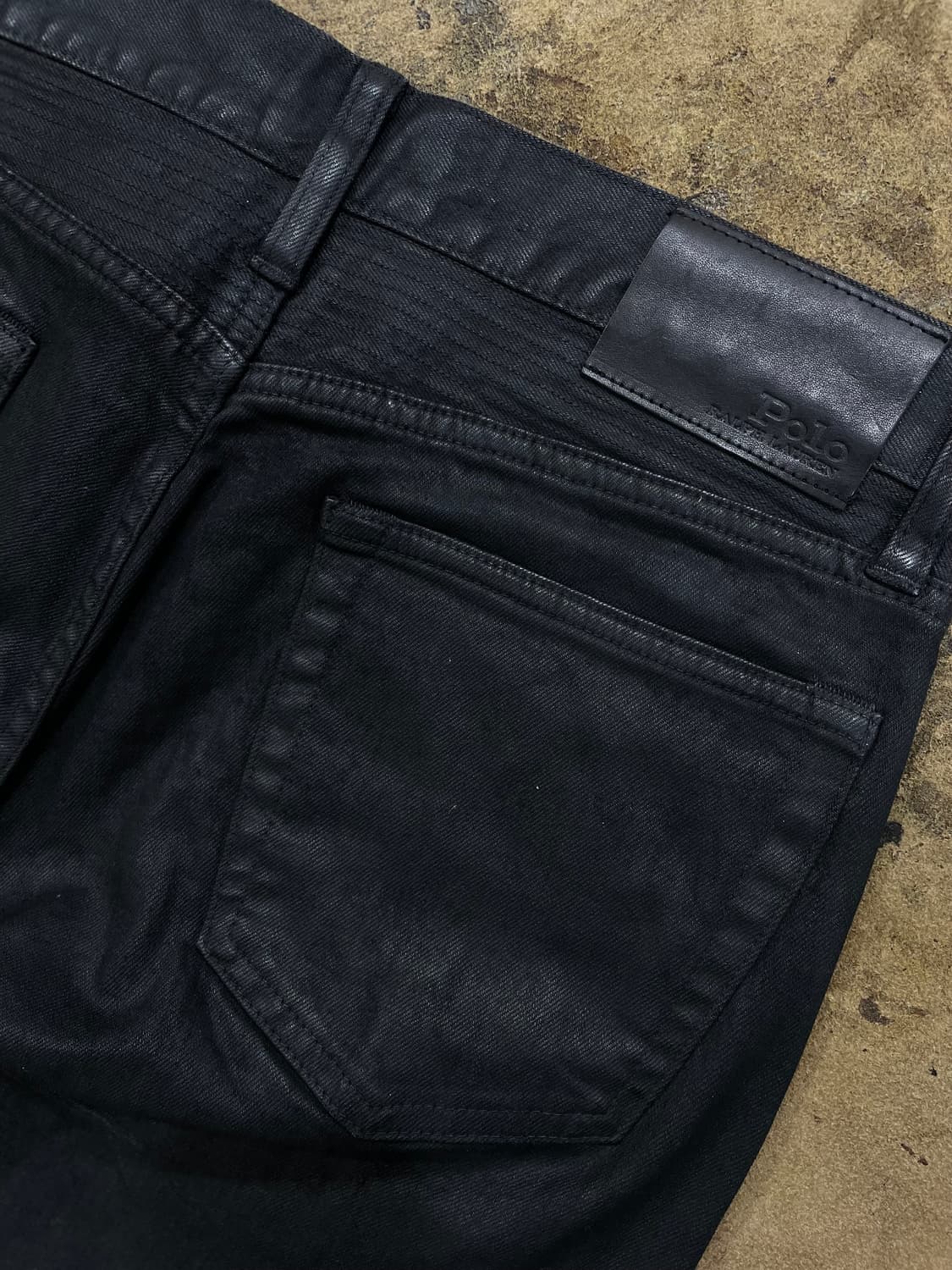 폴로랄프로렌/블랙 모토 오일왁싱팬츠 상품이미지6