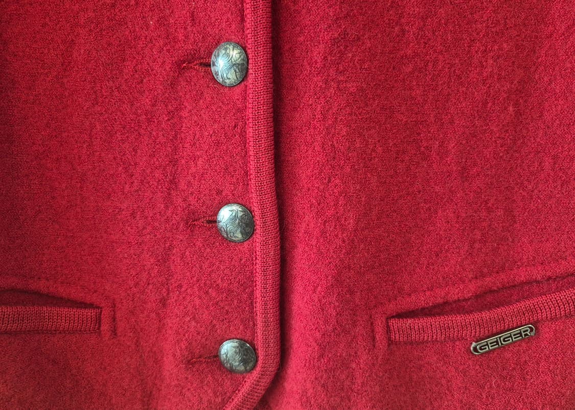 90's GEIGER Boiled Wool Vest (38) 상품이미지5