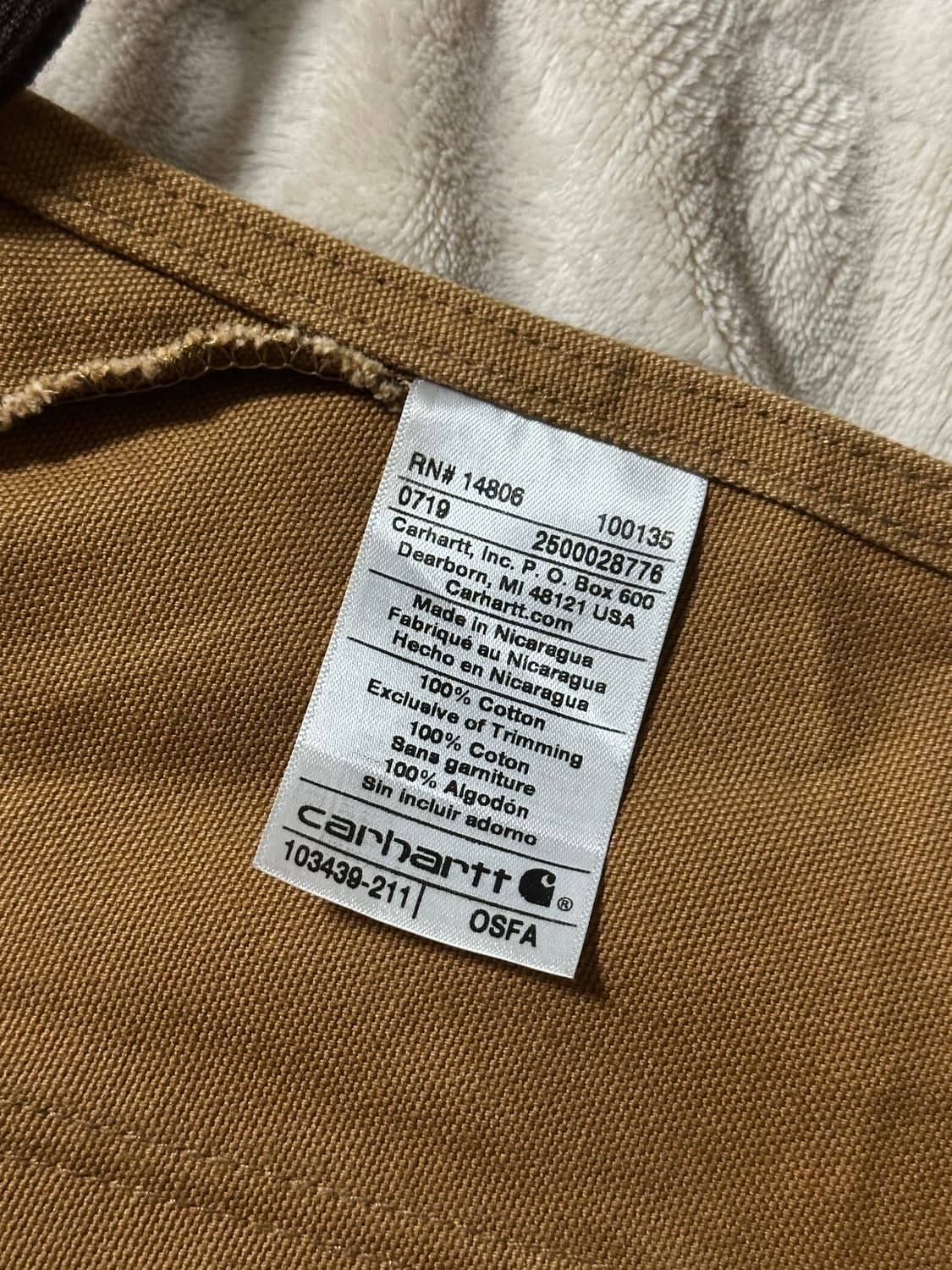 Carhartt denim apron 상품이미지4