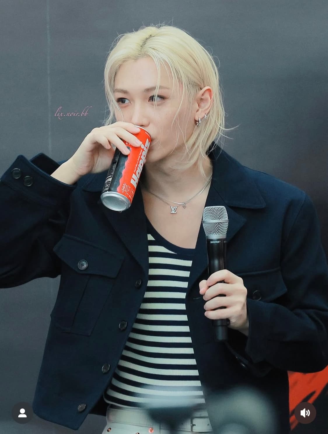 렉토 26SS 마리나 썸머 니트 스트라이프 탱크탑 슬리브리스 네이비 상품이미지2