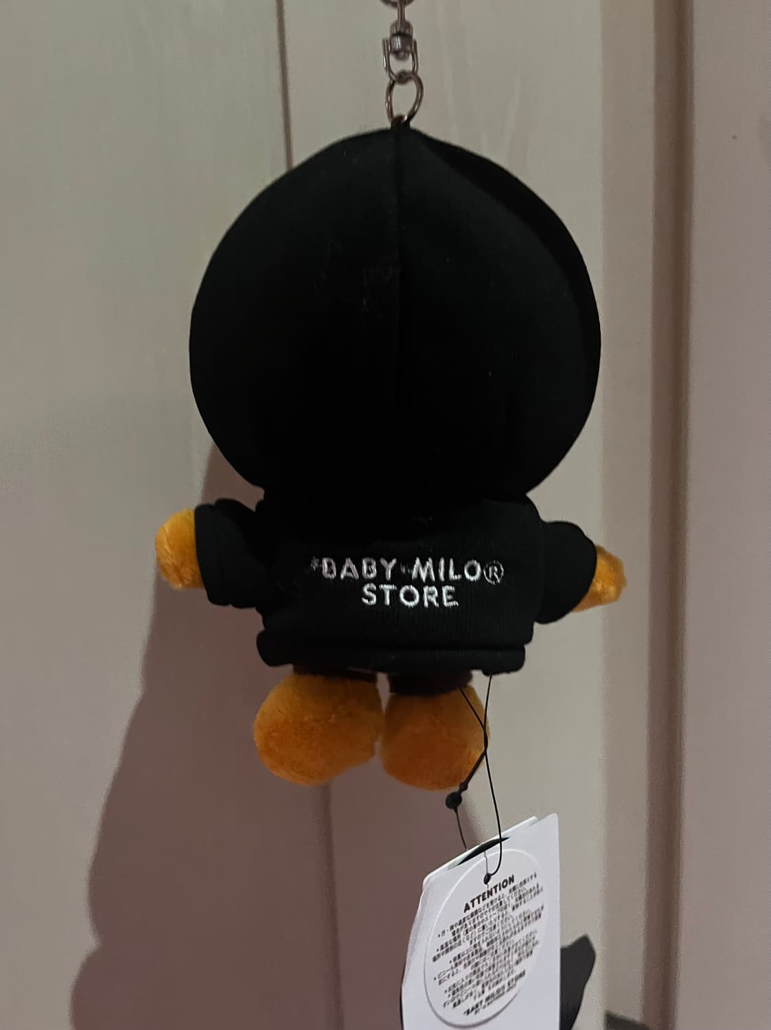 베이비 마일로 후드 키링 블랙 상품이미지2