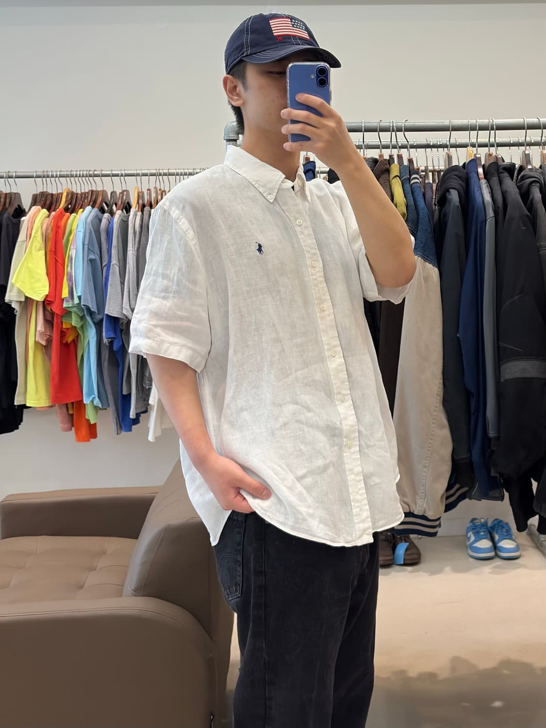 폴로 랄프로렌 린넨 반팔셔츠 상품이미지8