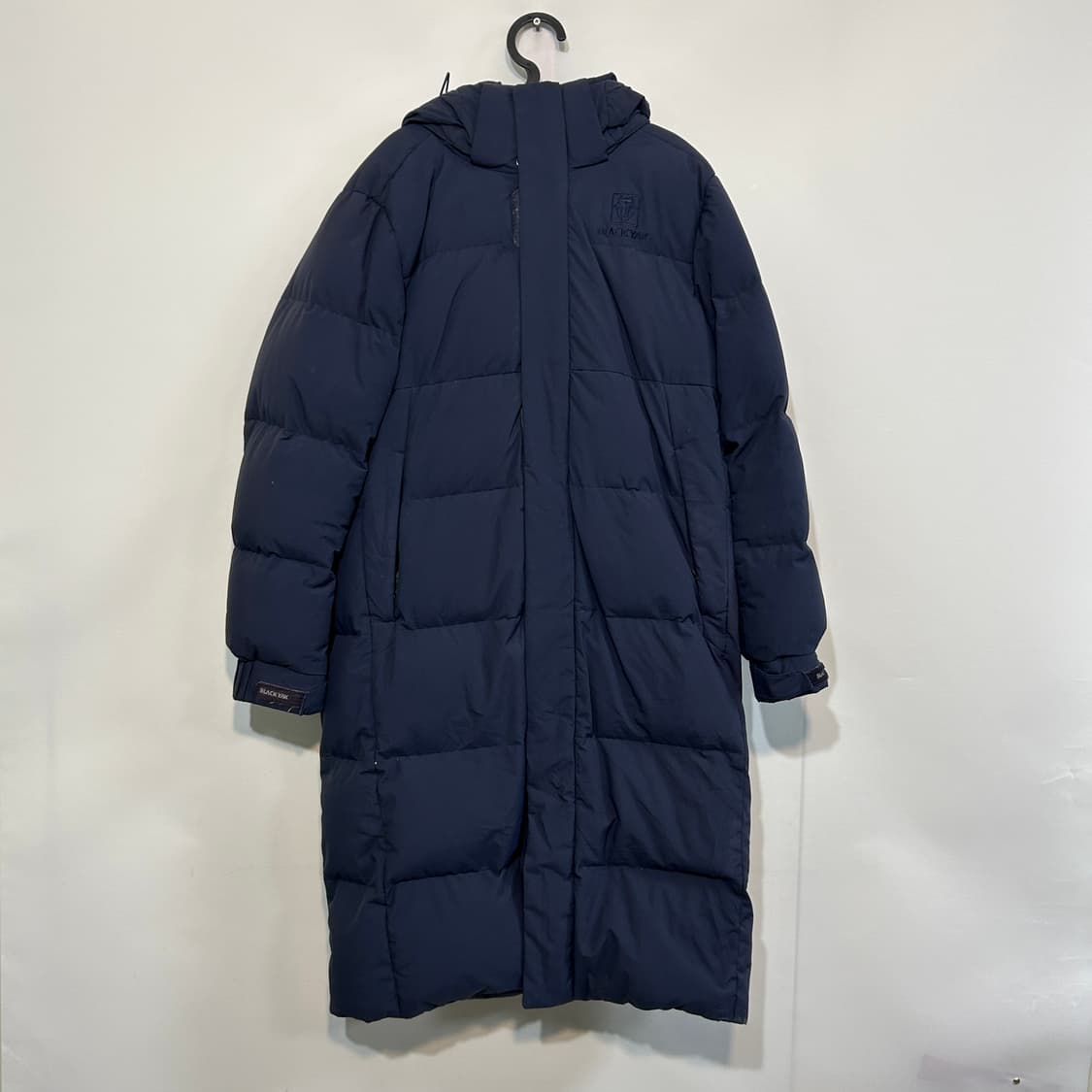 블랙야크 남성 구스다운 롱패딩 95 네이비 상품이미지1