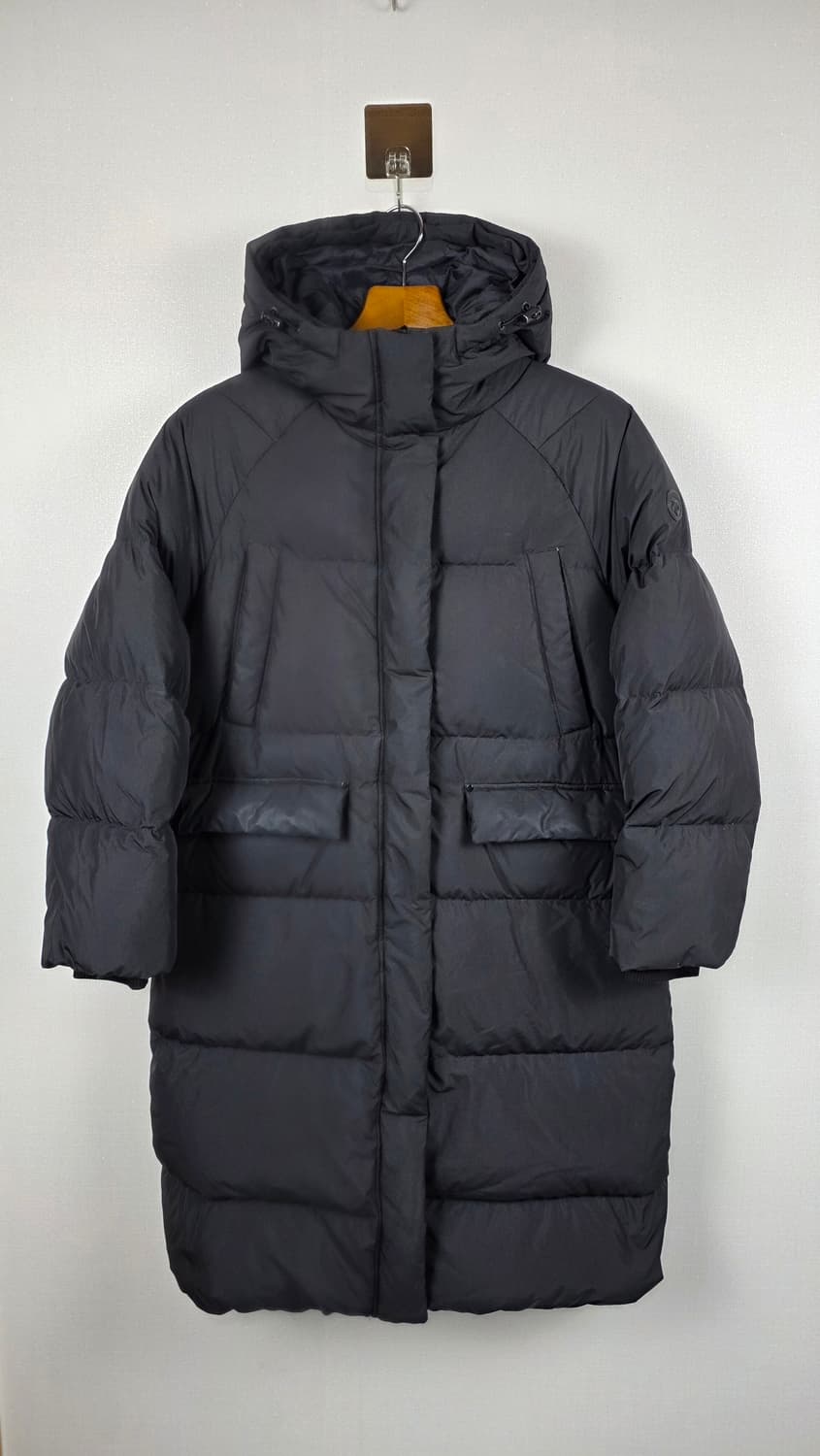 데상트 여성 히트네비 볼륨형 롱다운 패딩 85 상품이미지1