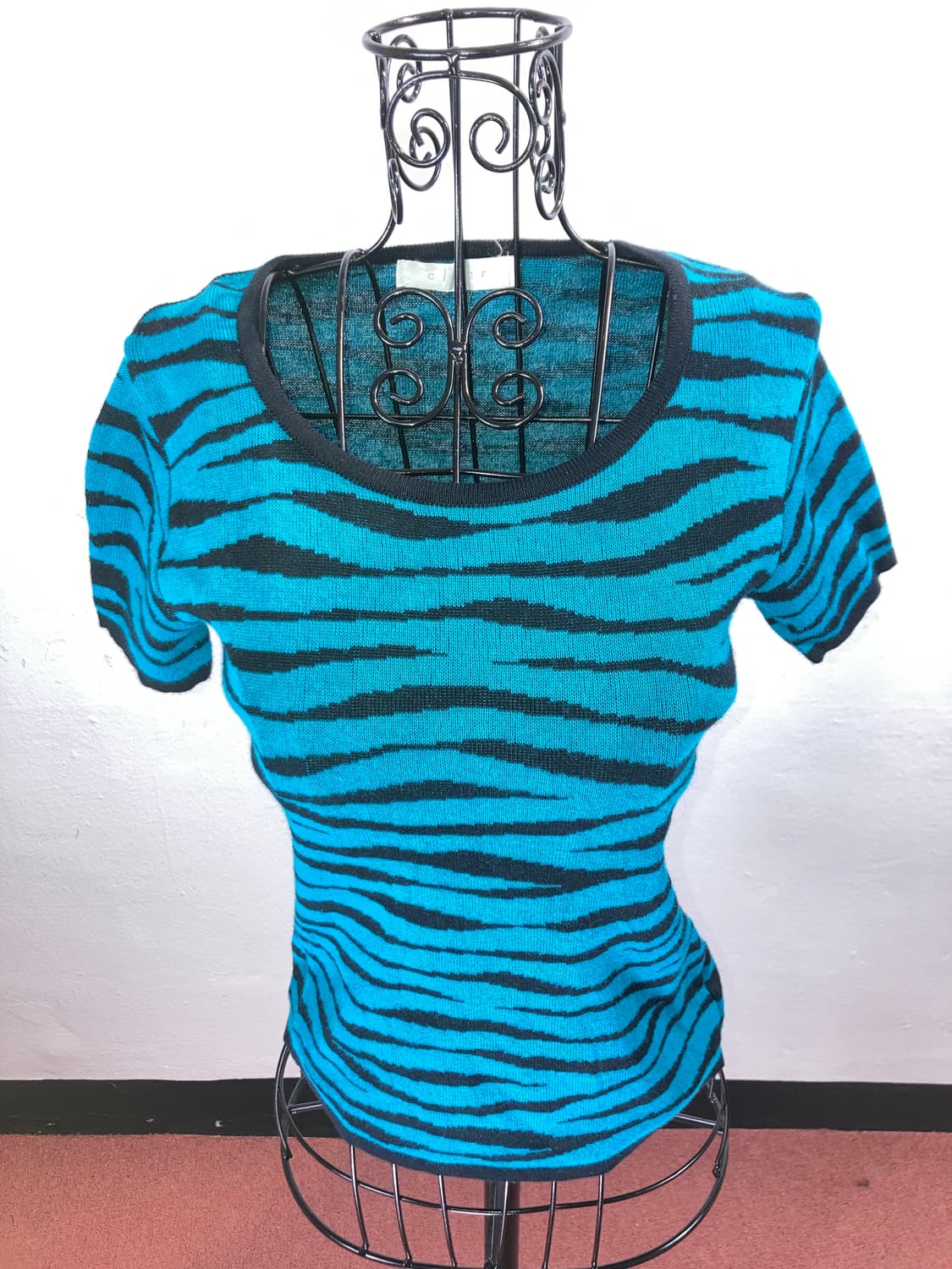 패턴 반팔니트 상품이미지3