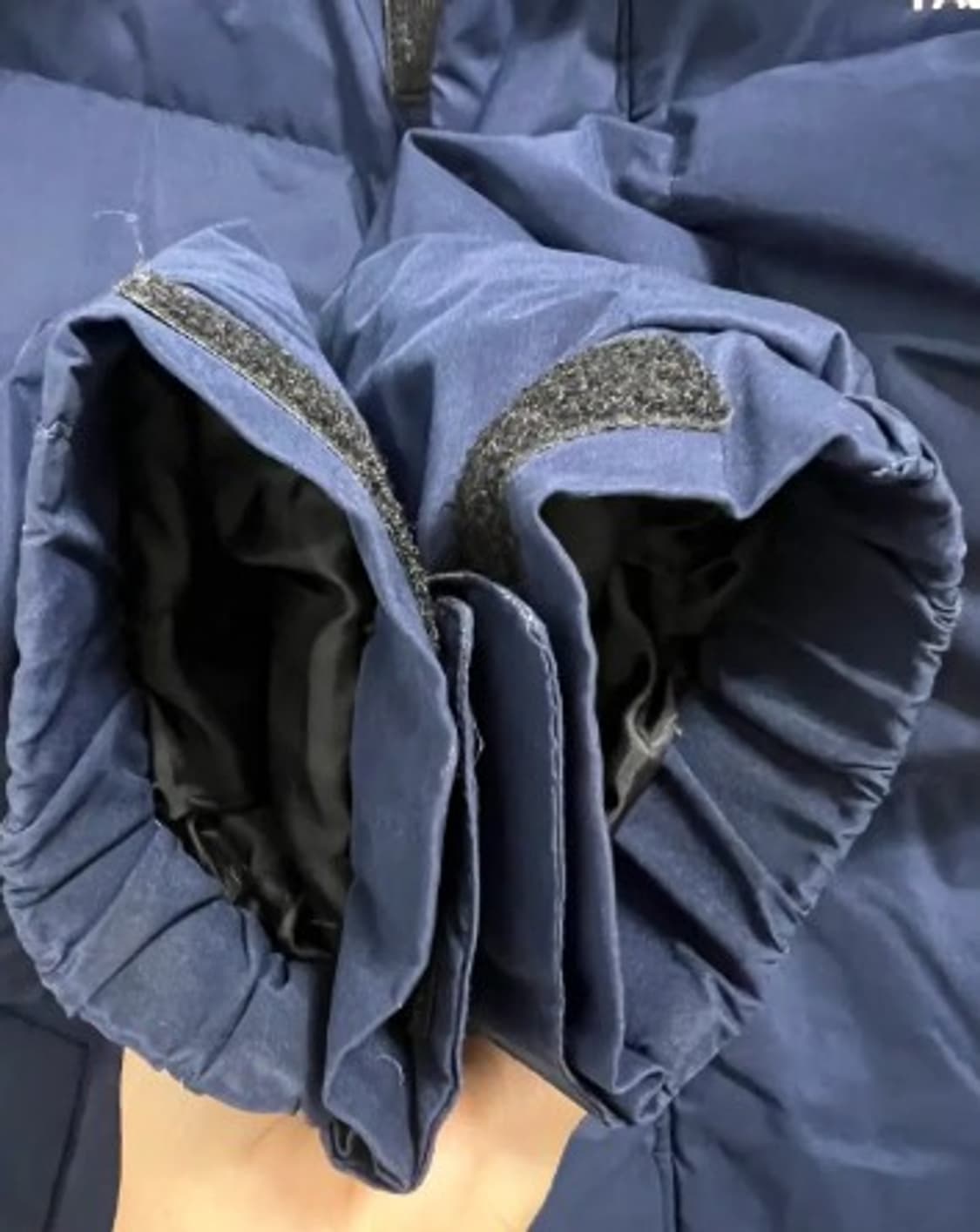 노스페이스 남성 네이비다운롱패딩 95 상품이미지5