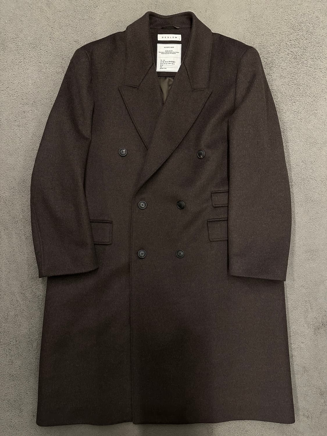 비슬로우 오버사이즈 캐시미어 코트 처분  상품이미지1