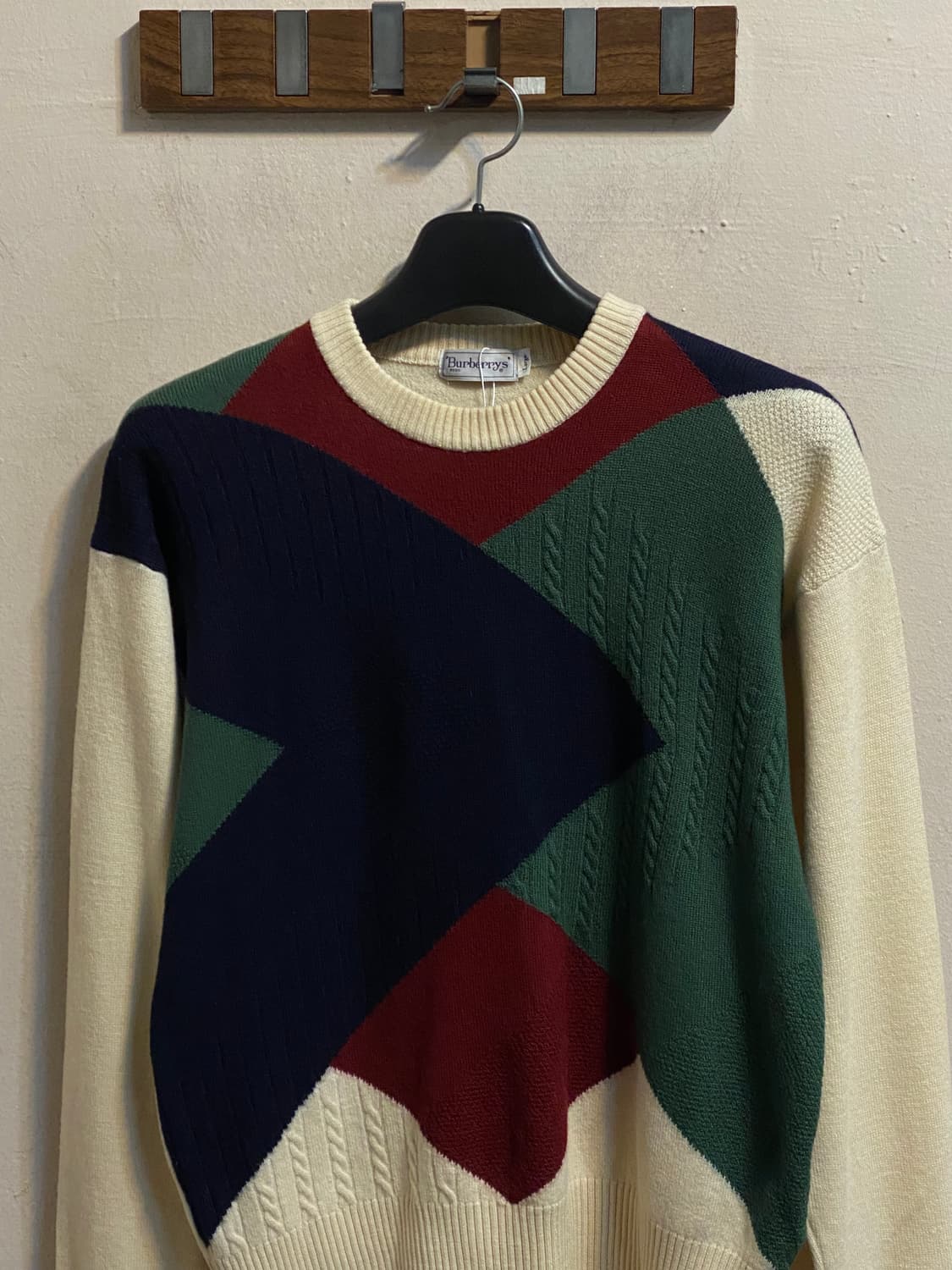 버버리 컬러 블럭 스웨터 상품이미지2