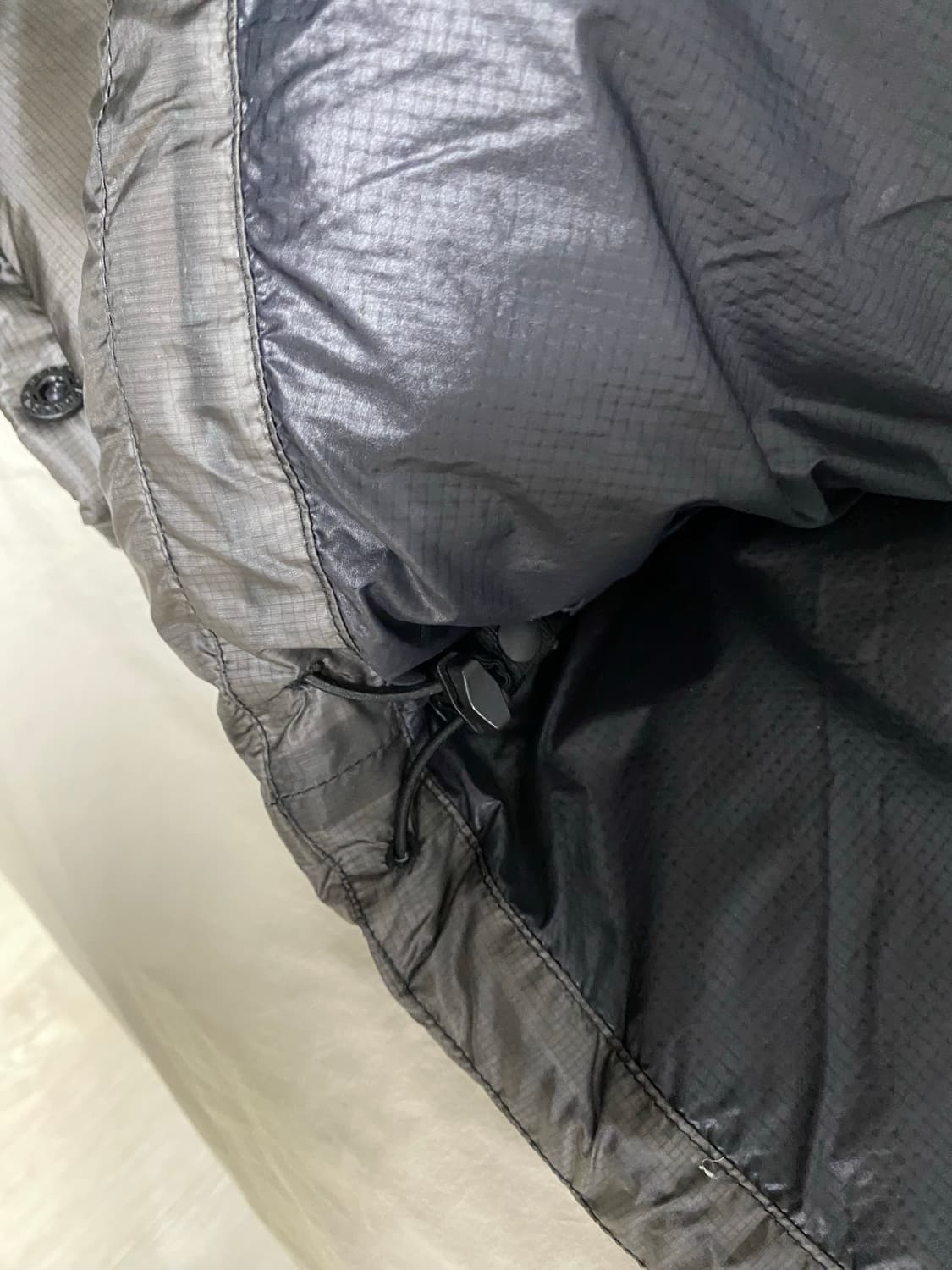 [S] 언어펙티드 LS HOODED DOWN BLACK 후디드 다운패딩 상품이미지4