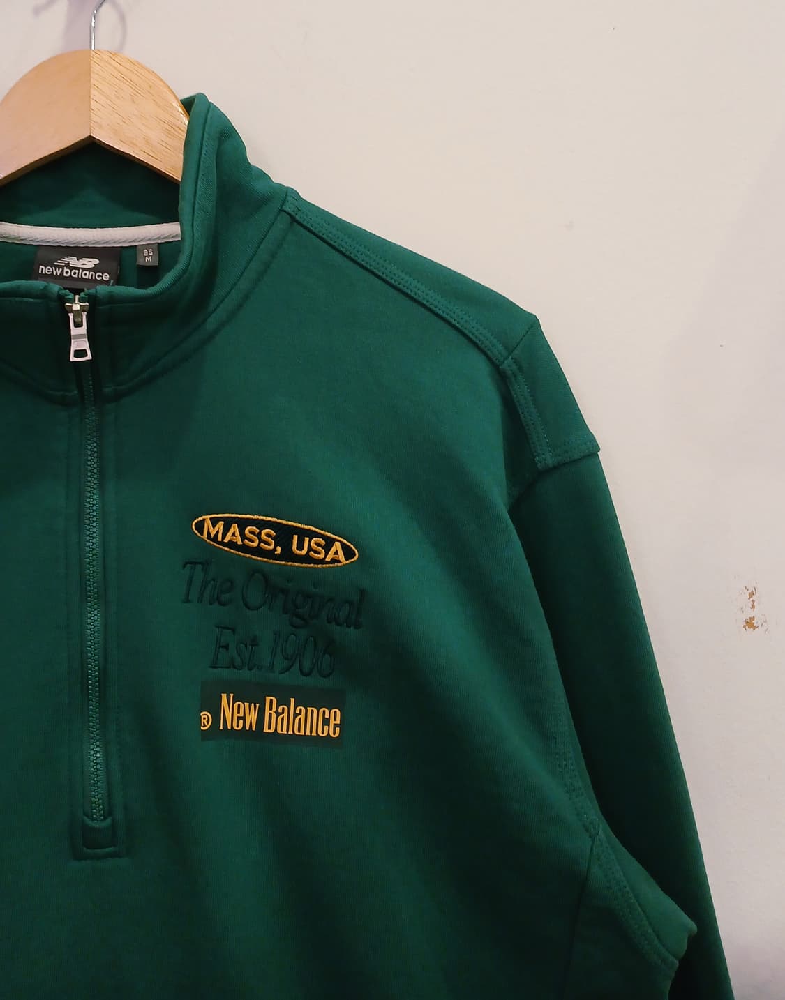 뉴발란스 하프집업 맨투맨 M 상품이미지3