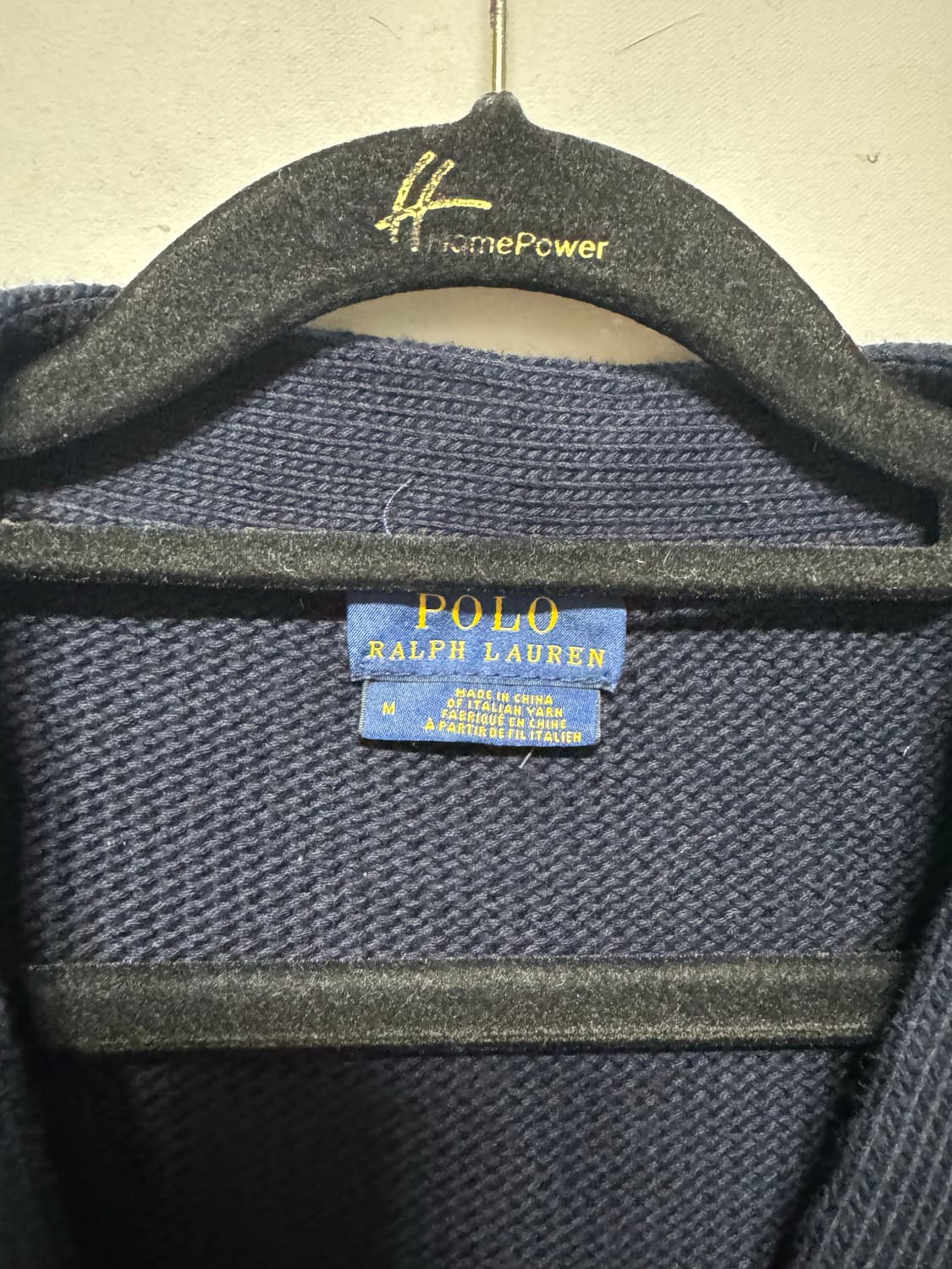 M 폴로 랄프로렌 컬리지 바시티 니트 가디건 상품이미지6