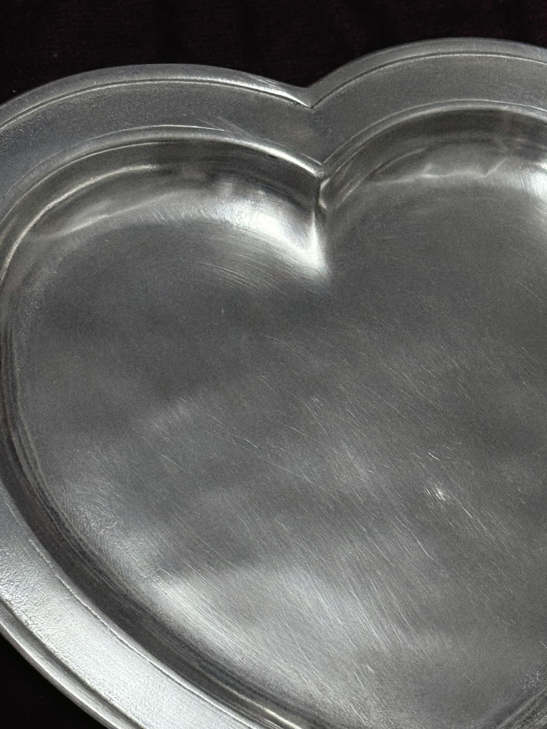 미사용 / 코지타벨리니 하트 트레이 퓨터 쿠오레 접시 상품이미지10