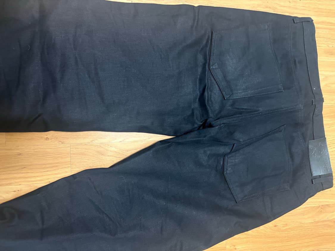 Naked & Famous 스트롱가이 블랙셀비지데님 상품이미지6