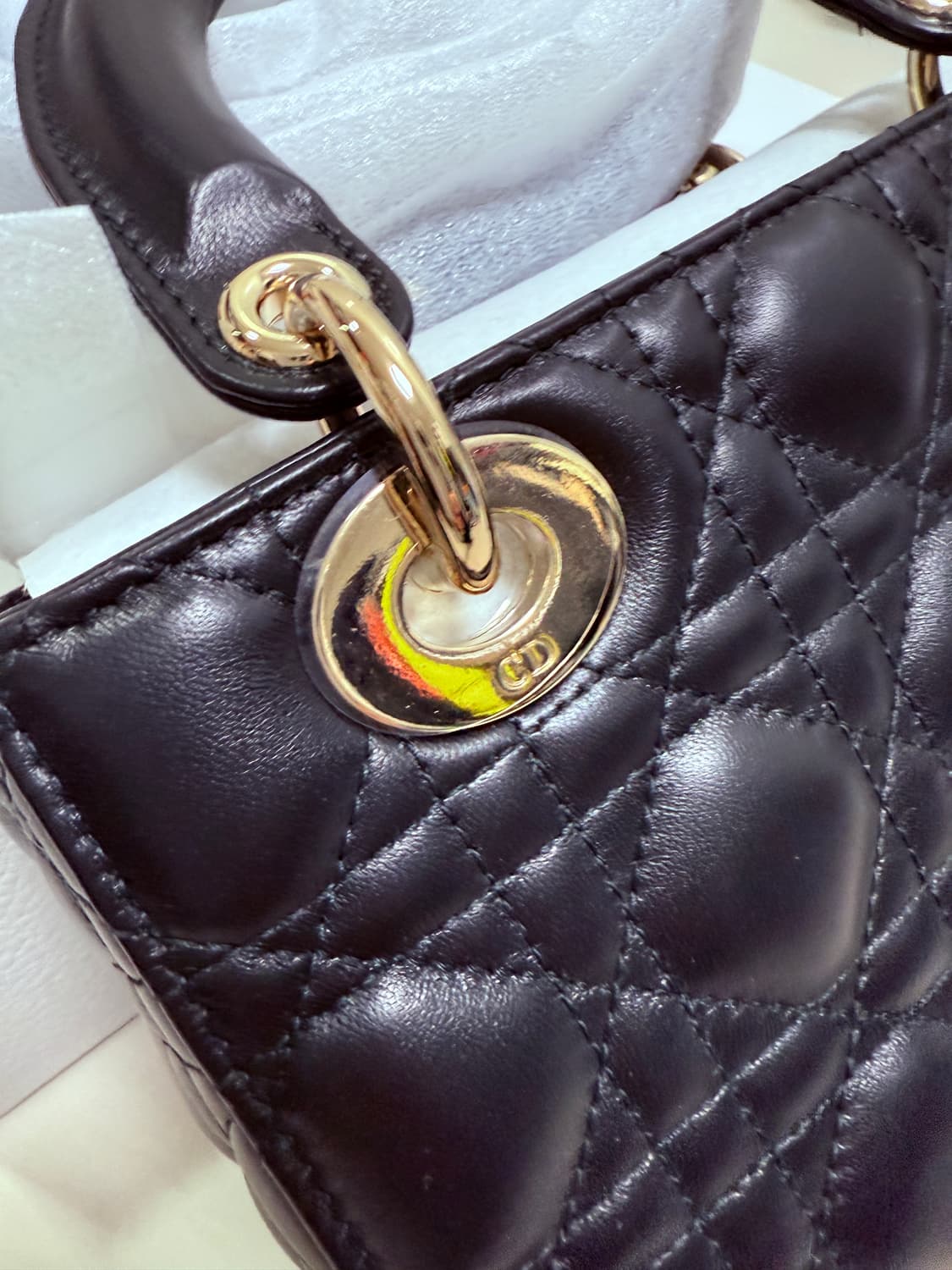 디올 레이디백 Abc까나쥬 판매 새상품 상품이미지6