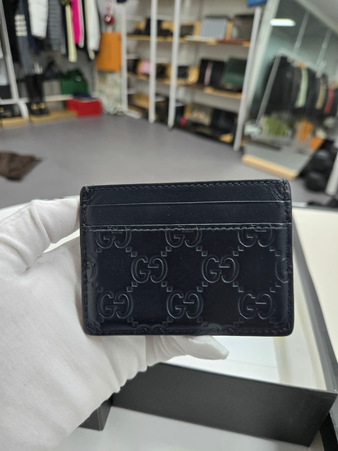 [A급컨디션] 구찌 인터로킹 카드지갑 상품이미지2