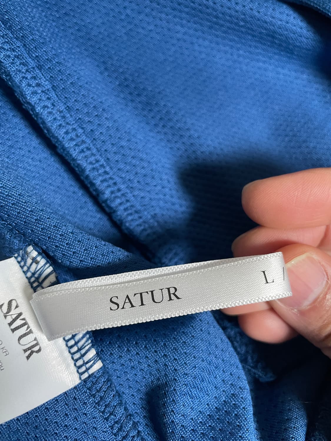 세터 트랙 집업 블루 사이즈L 상품이미지3