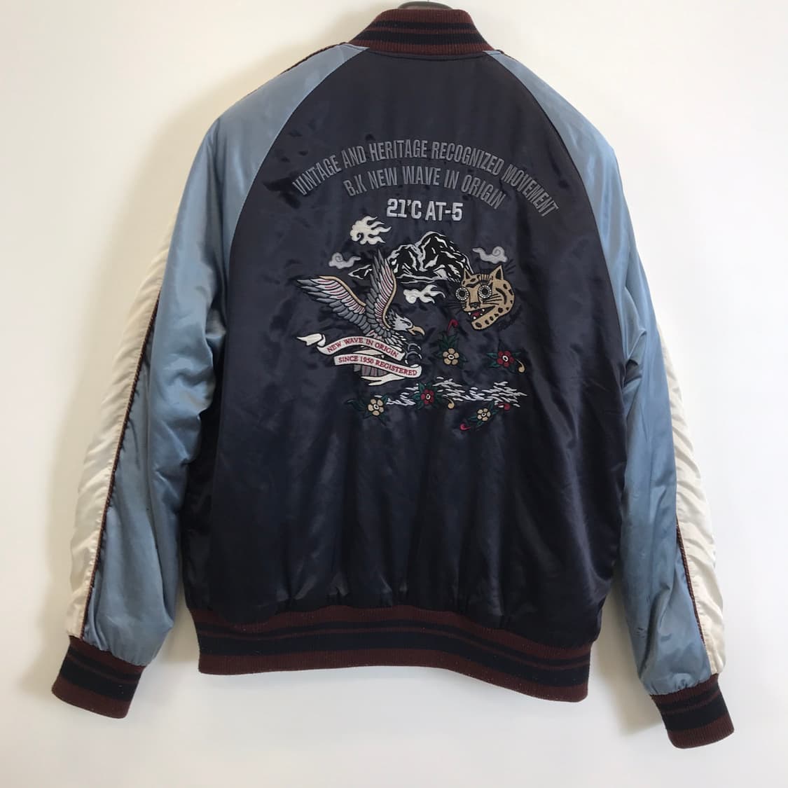 버커루 자수 스카잔 점퍼 누빔안감[남성L사이즈] 상품이미지4