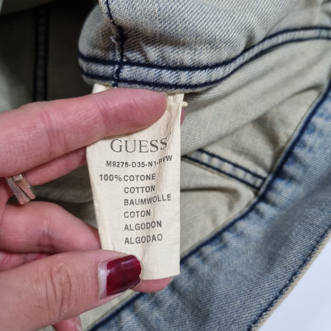 90s Guess 데님자켓  상품이미지10