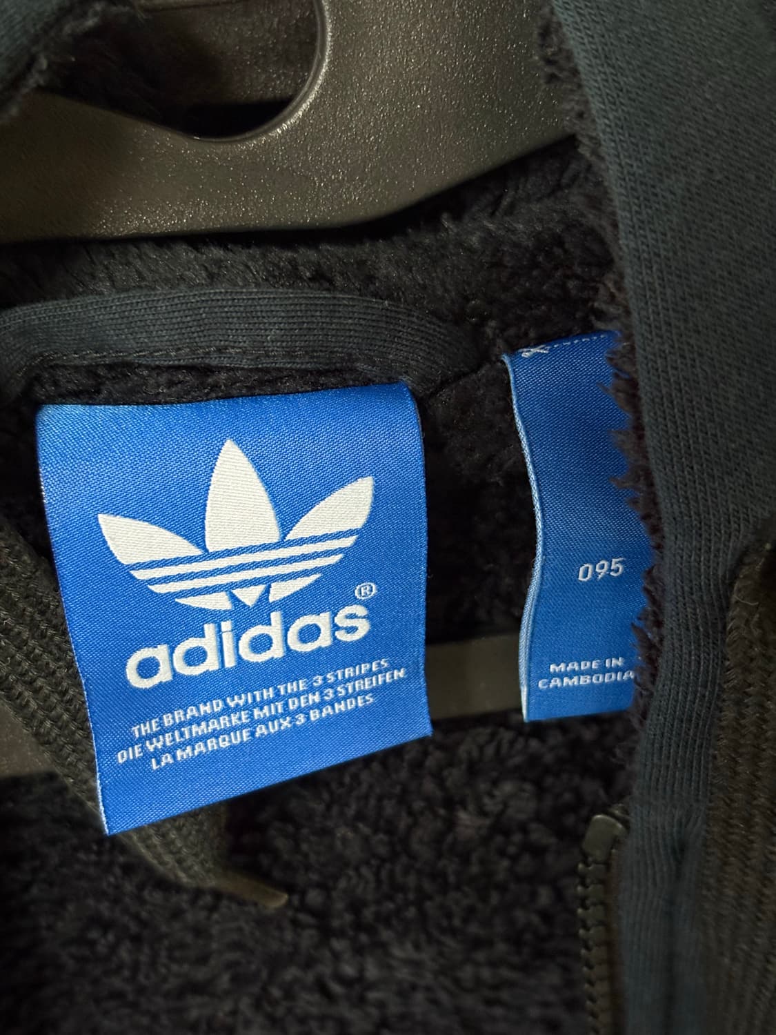 아디다스 그래픽 쉐르파 후드 집업 상품이미지2