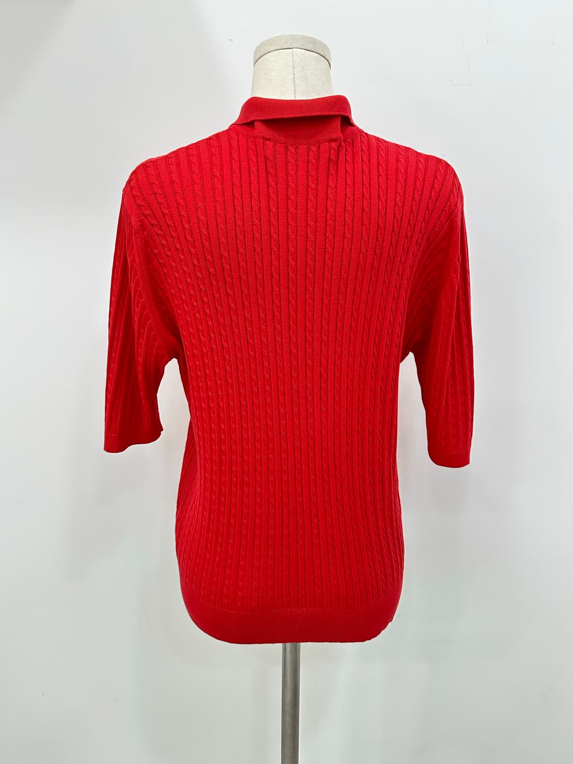 버버리 빈티지 금장 버튼 니트 상품이미지3