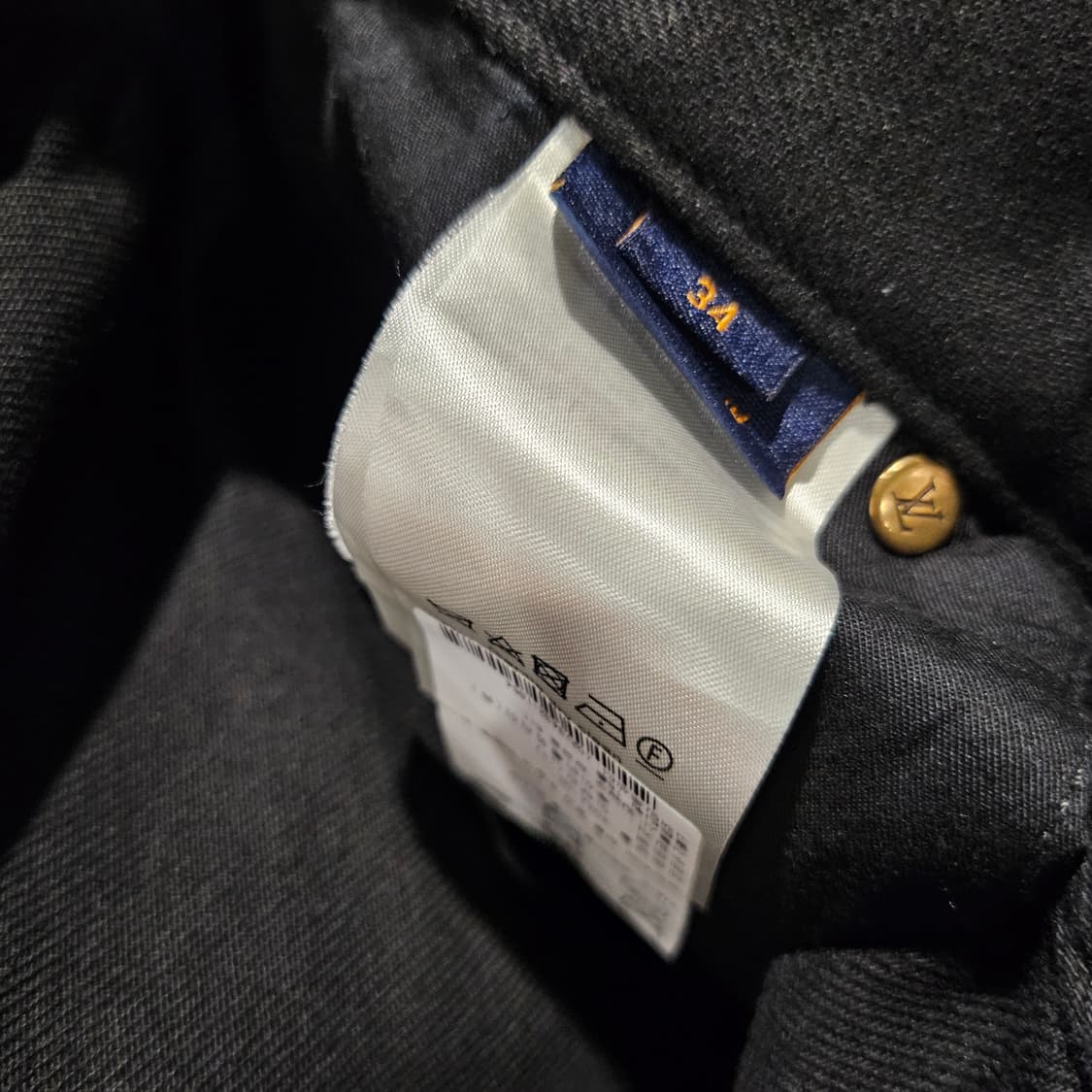 루이비통 워크웨어 모노그램 흑청 데님팬츠 상품이미지6