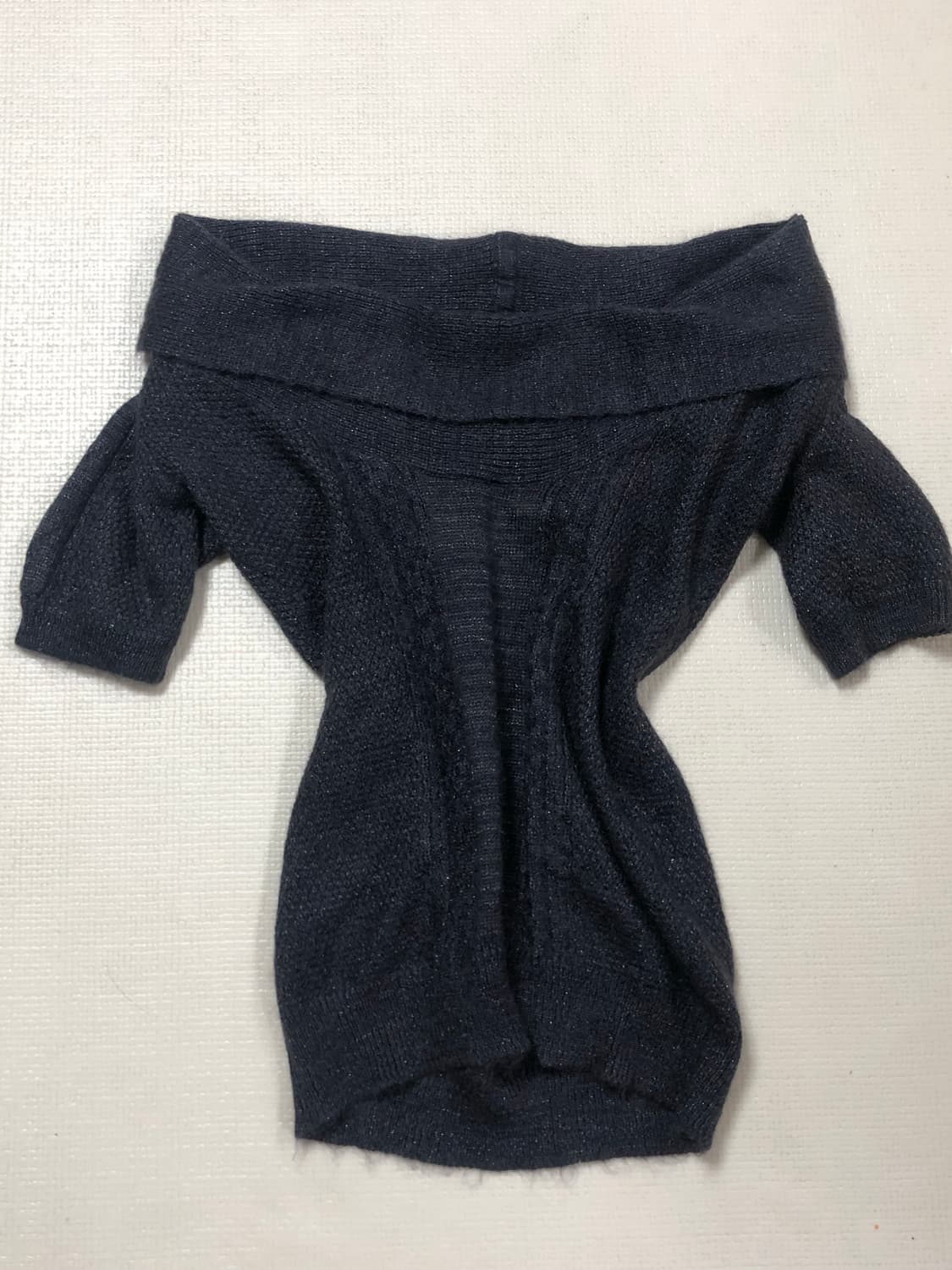 빈티지 그레이 퍼플 글리터 니트 상품이미지9