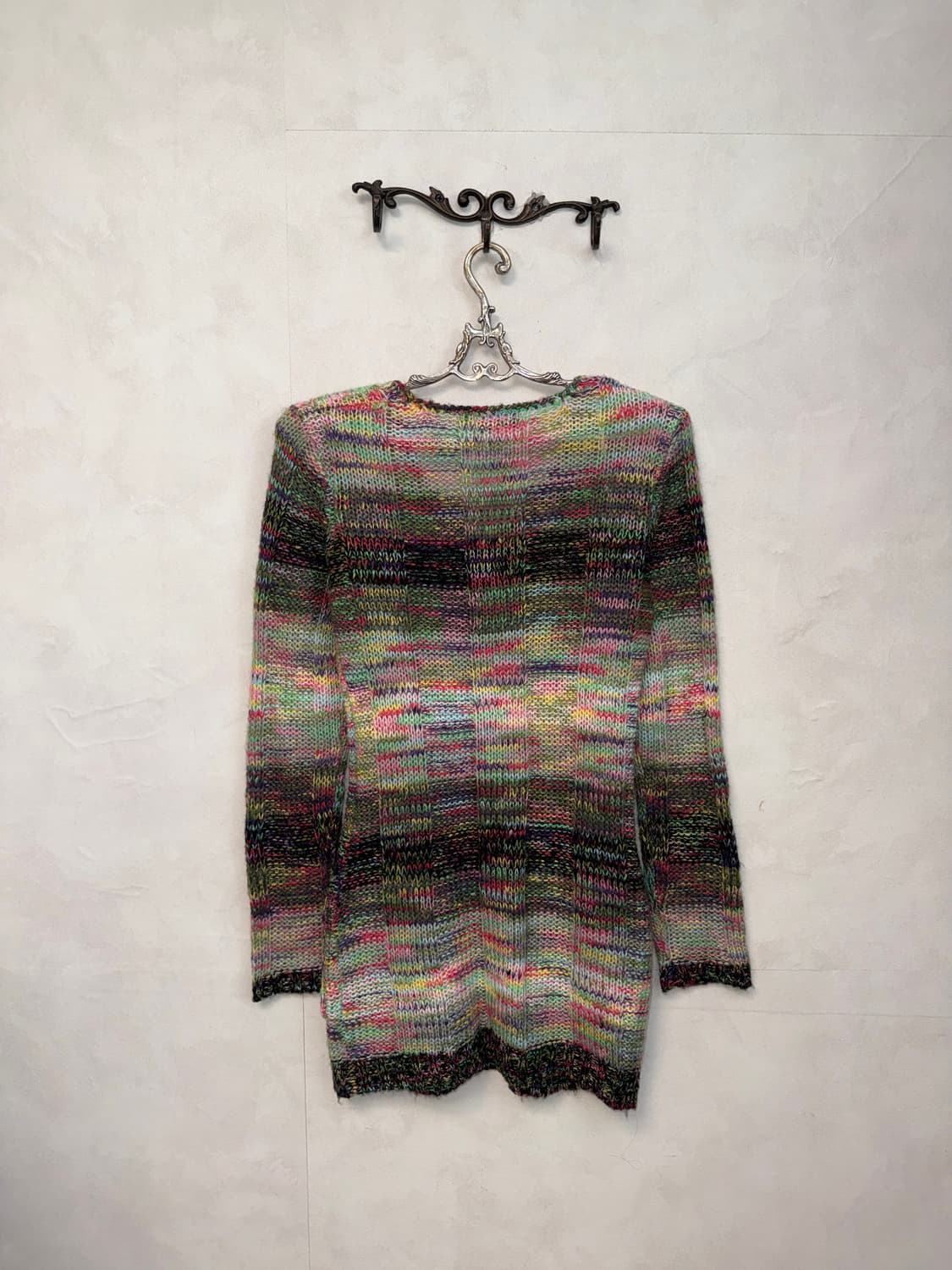 Rainbow color mix bokashi knit ops 상품이미지6