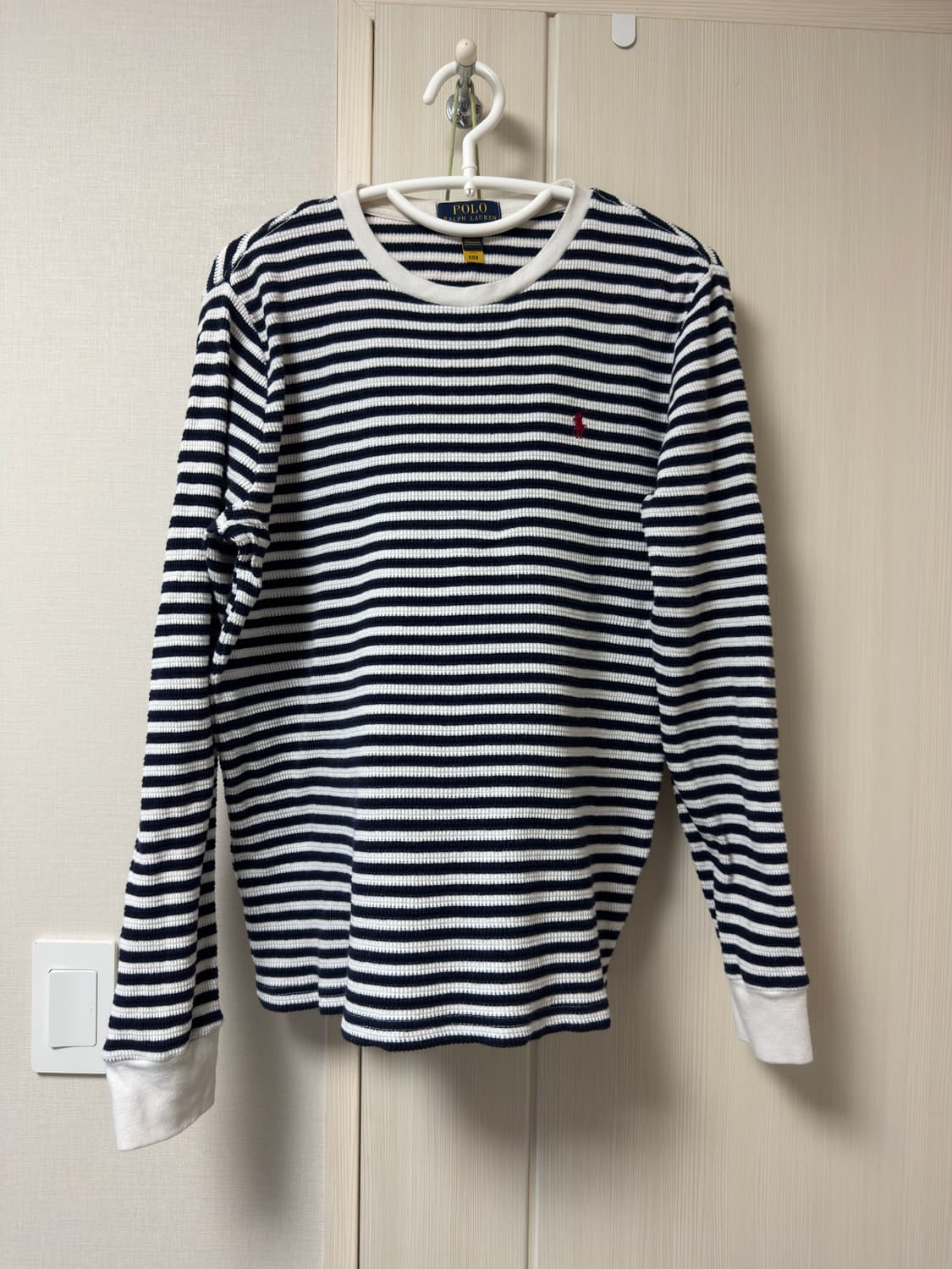 폴로 스트라이프 와플티 보이즈 xl 상품이미지2