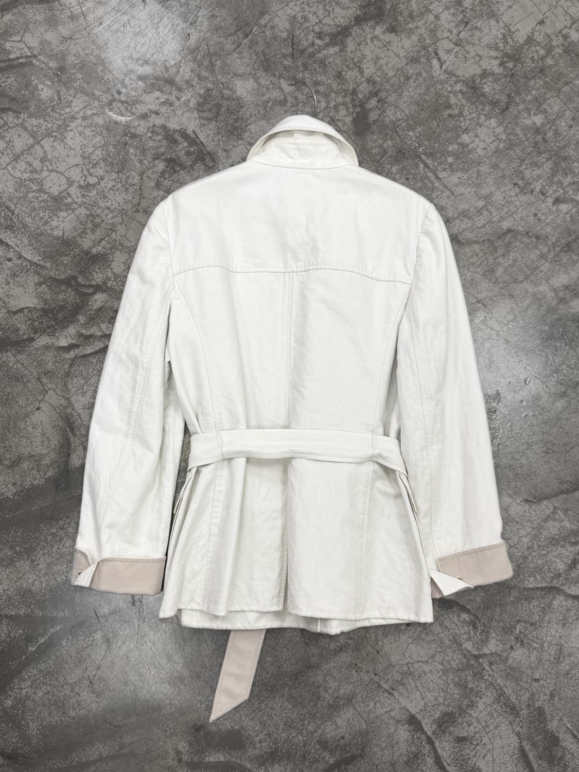 로로피아나 코튼 벨티드 사파리 자켓 상품이미지6