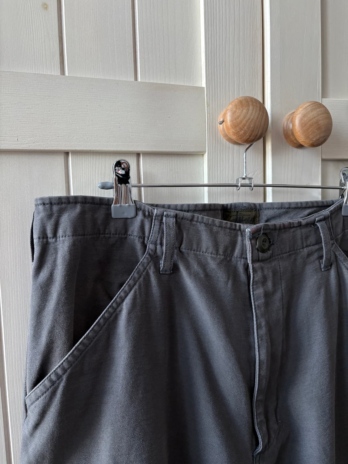 90s 90년대 미제 스투시 카고 팬츠 그레이 33사이즈 상품이미지2